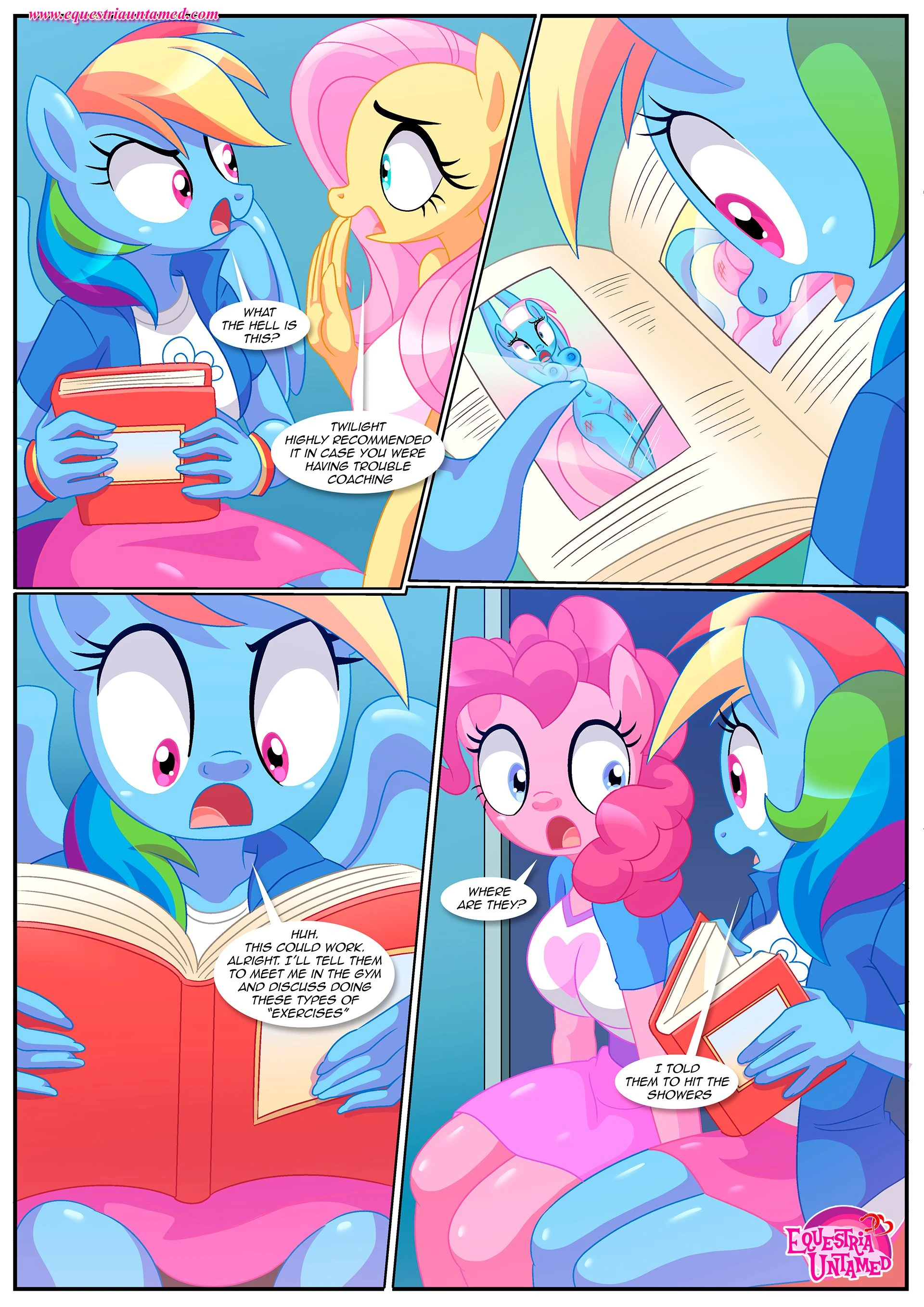 Extra Cheer Practice (My Little Pony: Friendship Magic) [Palcomix] - 1 . Extra Cheer Practice - (My Little Pony: Friendship Magic) [Palcomix] - Page 6