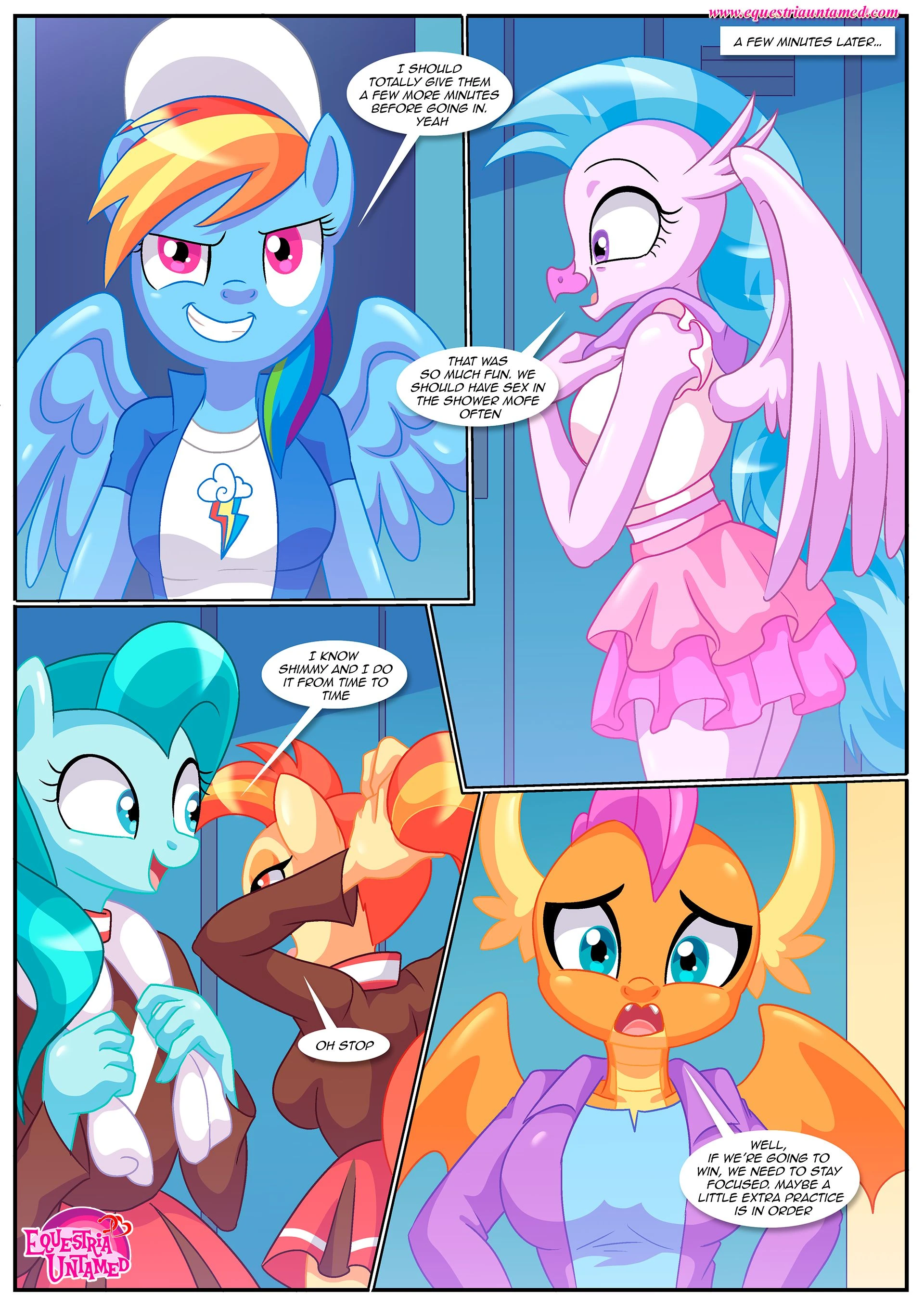 Extra Cheer Practice (My Little Pony: Friendship Magic) [Palcomix] - 1 . Extra Cheer Practice - (My Little Pony: Friendship Magic) [Palcomix] - Page 16
