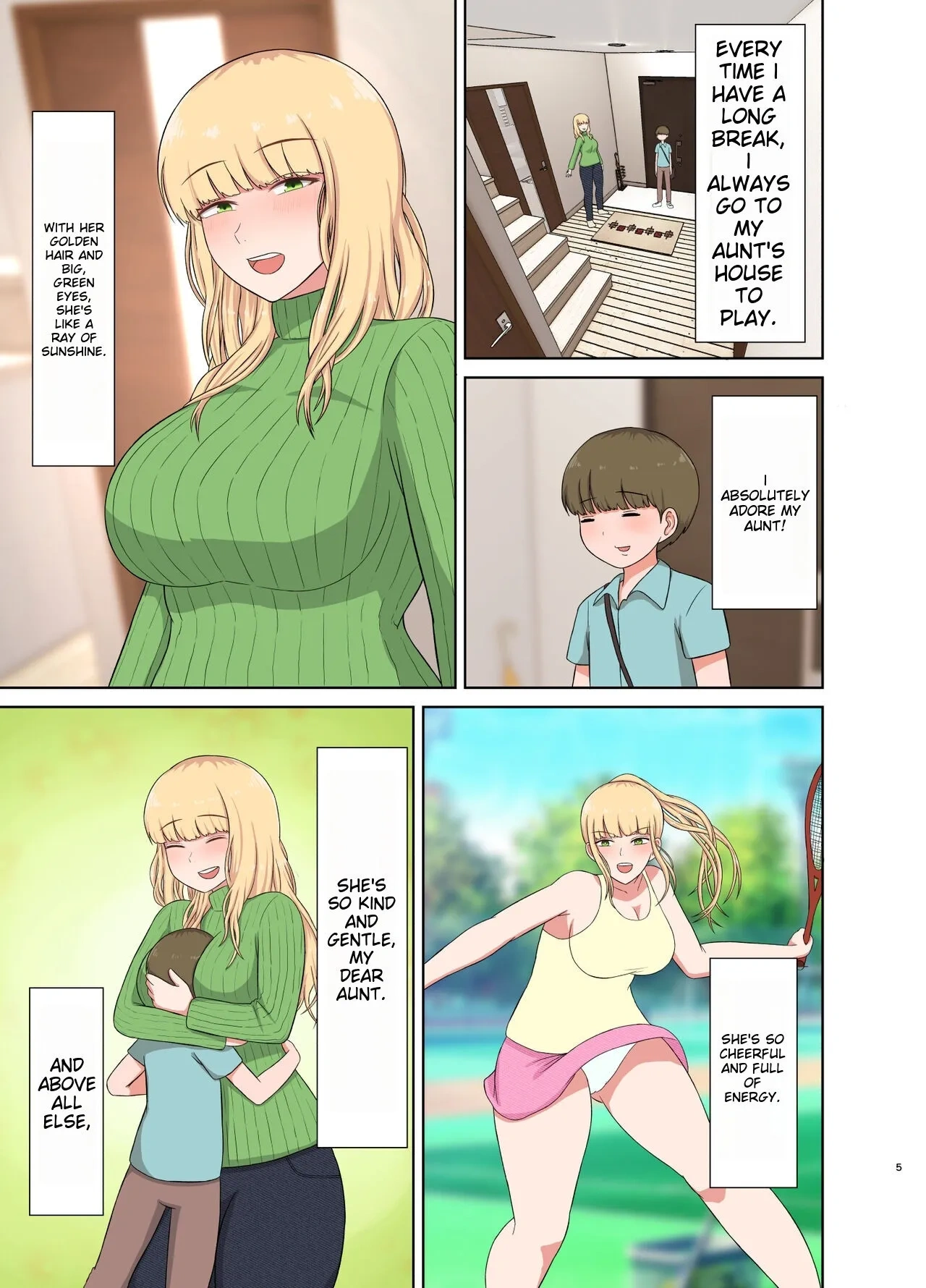 Blonde Aunt’s Sleep - Kinpatsu Oba-san no Suiminkan [Saitou Renj] - Page 4