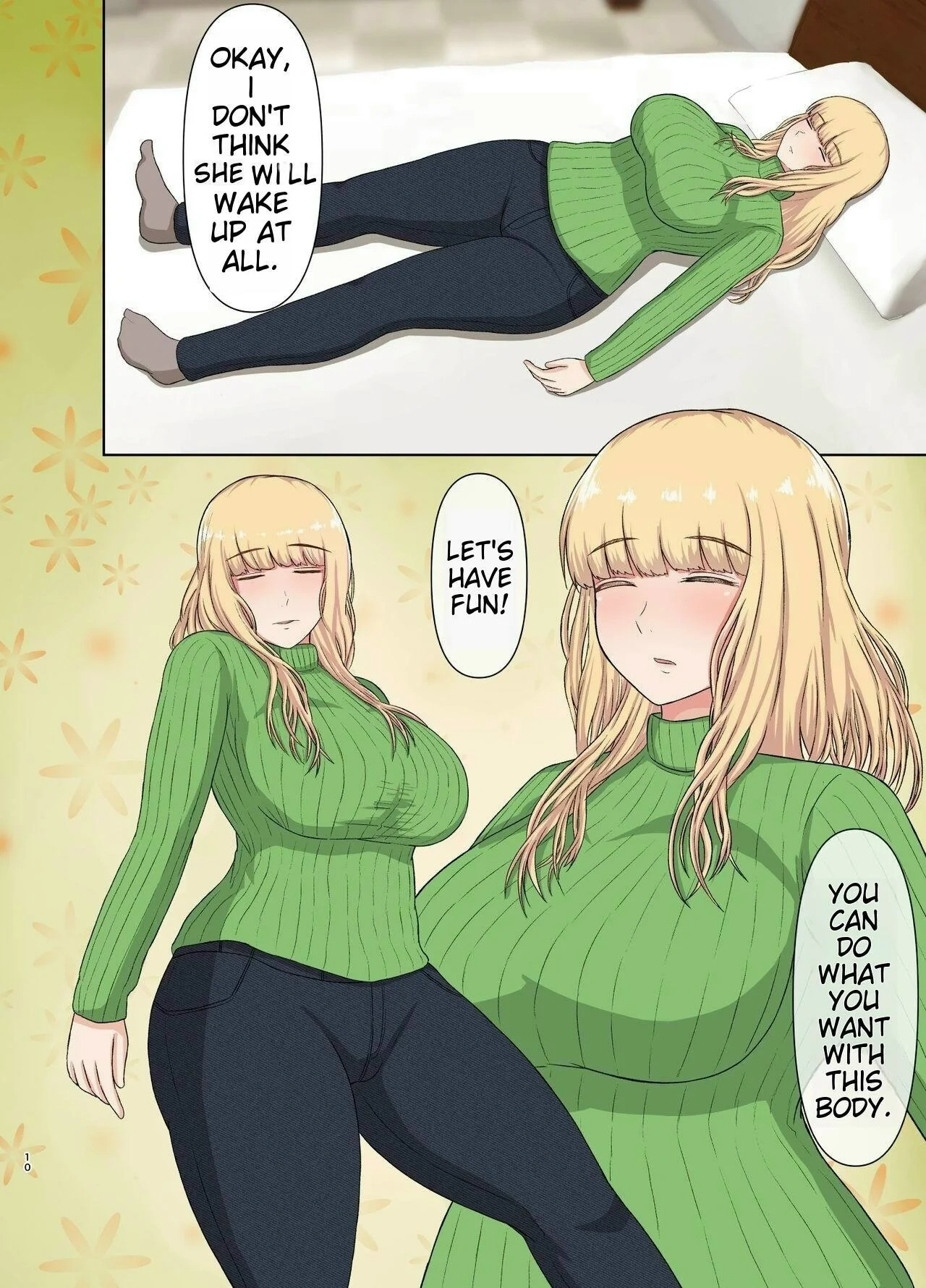 Blonde Aunt’s Sleep - Kinpatsu Oba-san no Suiminkan [Saitou Renj] - Page 9