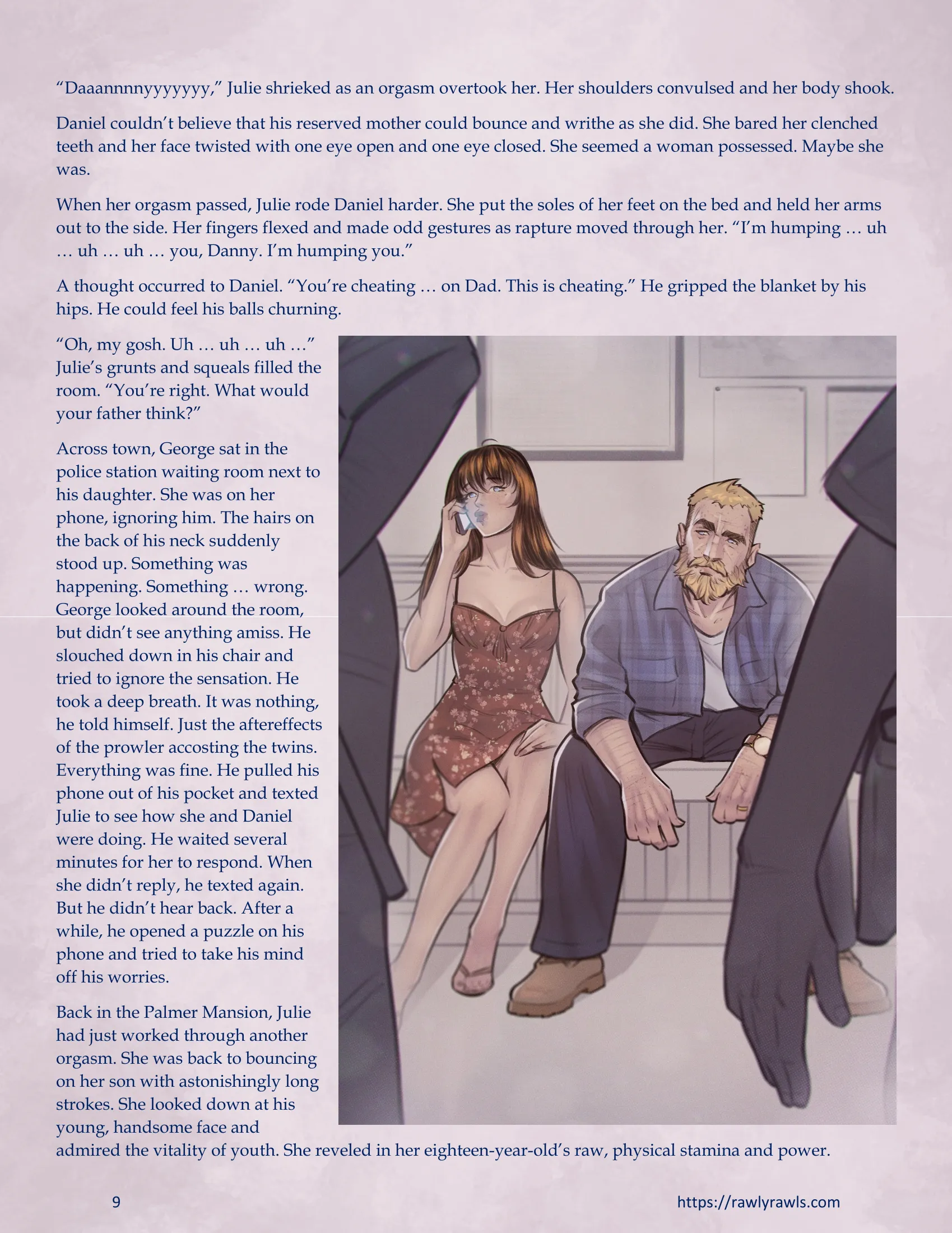 The Haunting Of Palmer Mansion [RawlyRawls] - 5.3 . The Haunting Of Palmer Mansion - Chapter 5 Part 3 [TenderMindd ] - Page 9