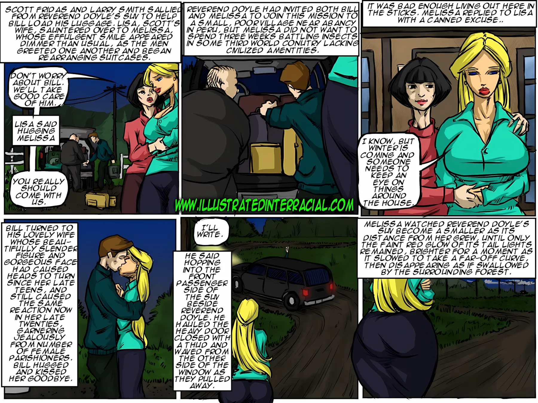 The New Parishioner [IllustratedInterracial] - 1 . The New Parishioner - Chapter 1 - Page 5