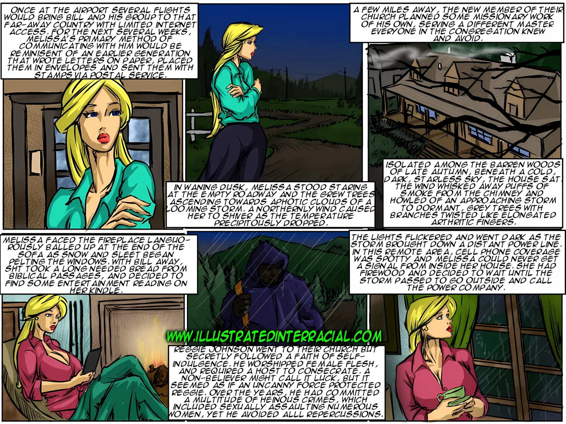 The New Parishioner [IllustratedInterracial] - 1 . The New Parishioner - Chapter 1 - Page 6