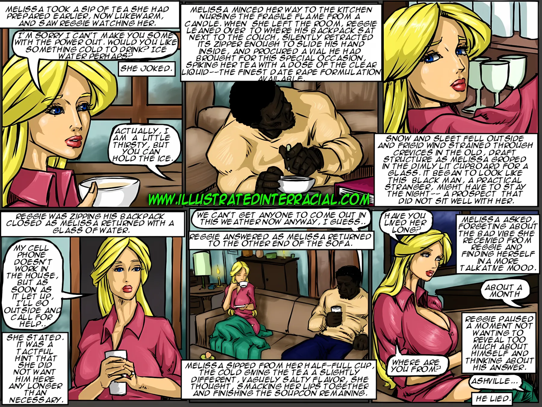 The New Parishioner [IllustratedInterracial] - 1 . The New Parishioner - Chapter 1 - Page 9