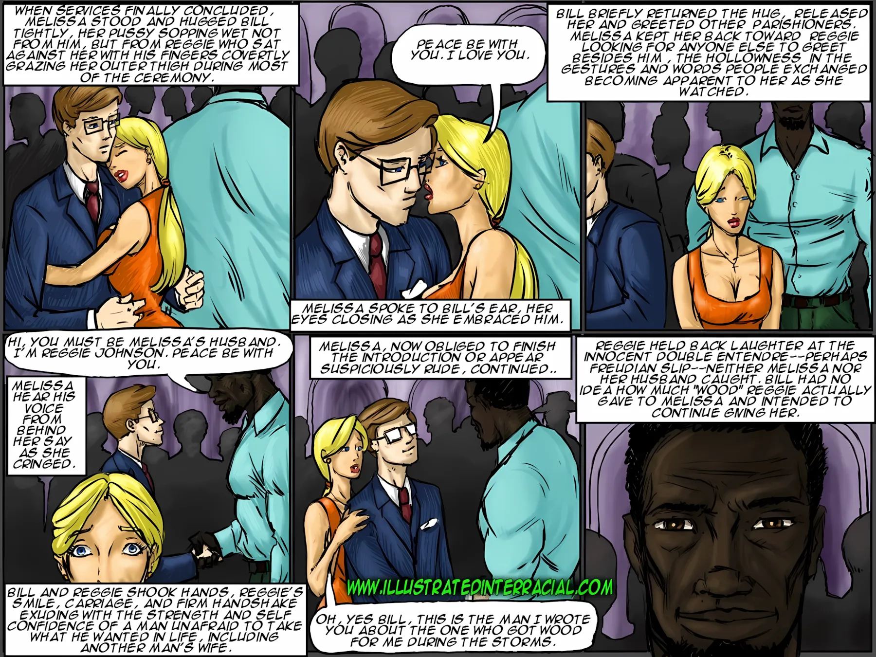 The New Parishioner [IllustratedInterracial] - 1 . The New Parishioner - Chapter 1 - Page 76