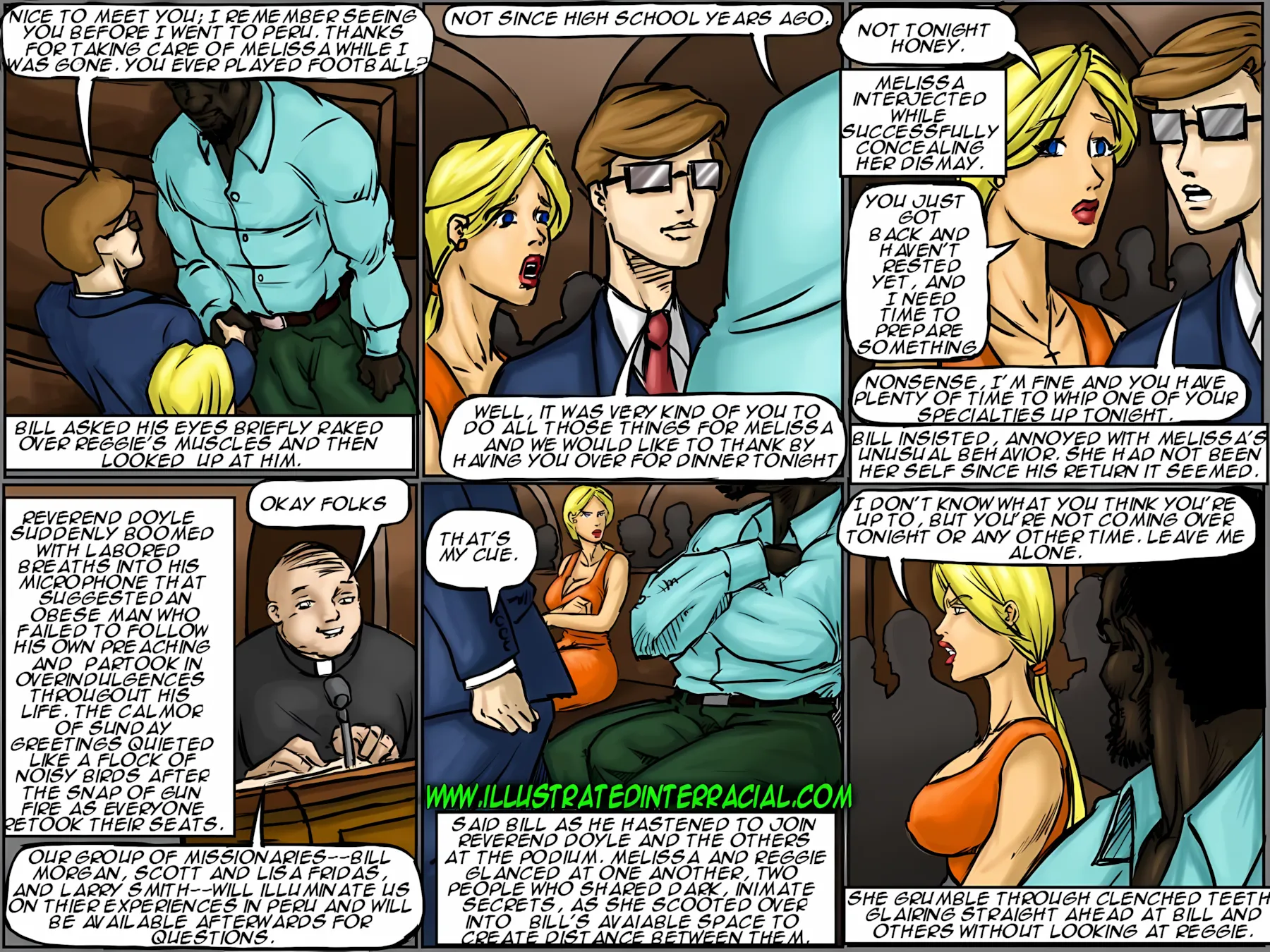 The New Parishioner [IllustratedInterracial] - 1 . The New Parishioner - Chapter 1 - Page 77