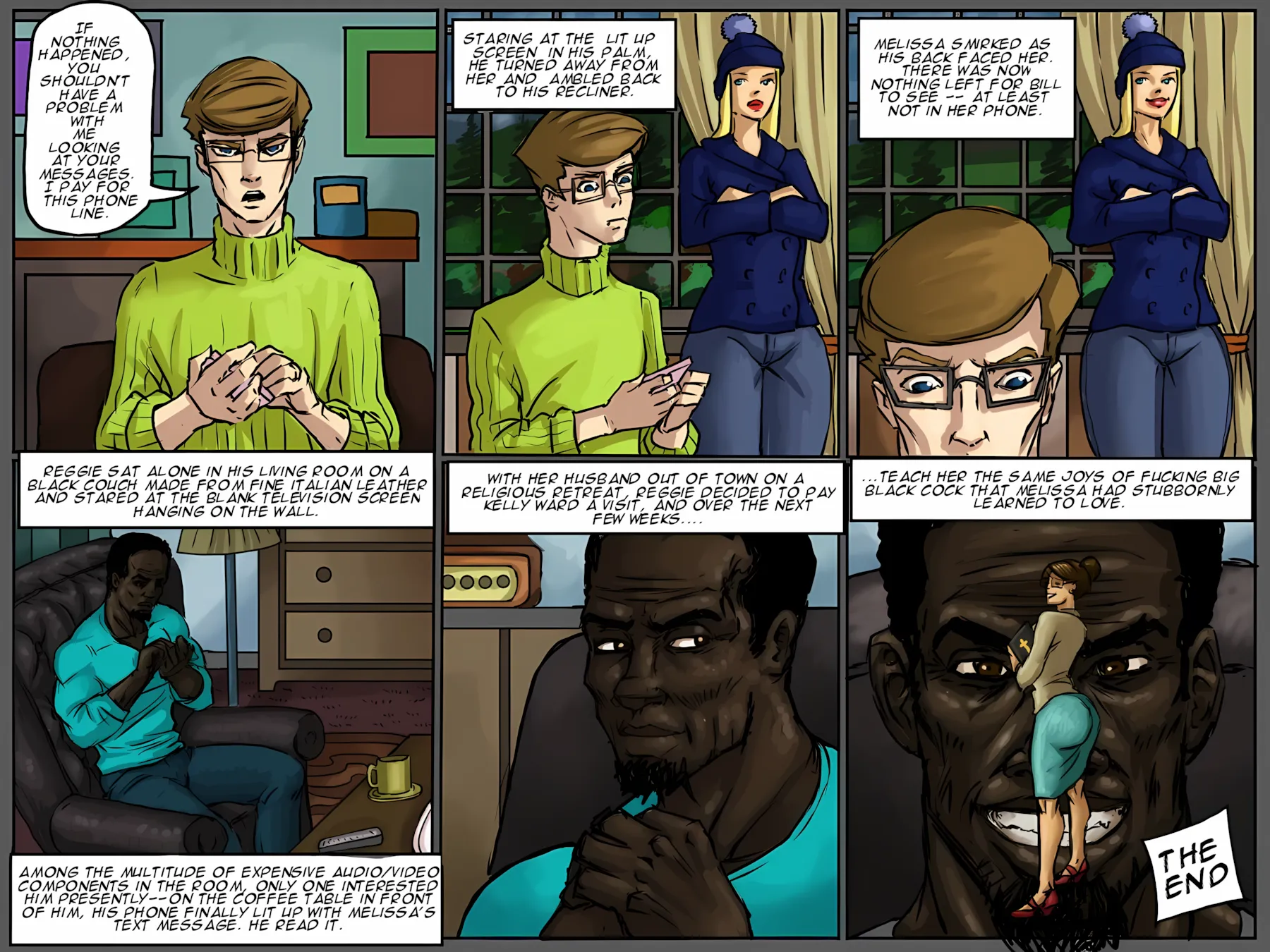 The New Parishioner [IllustratedInterracial] - 1 . The New Parishioner - Chapter 1 - Page 108