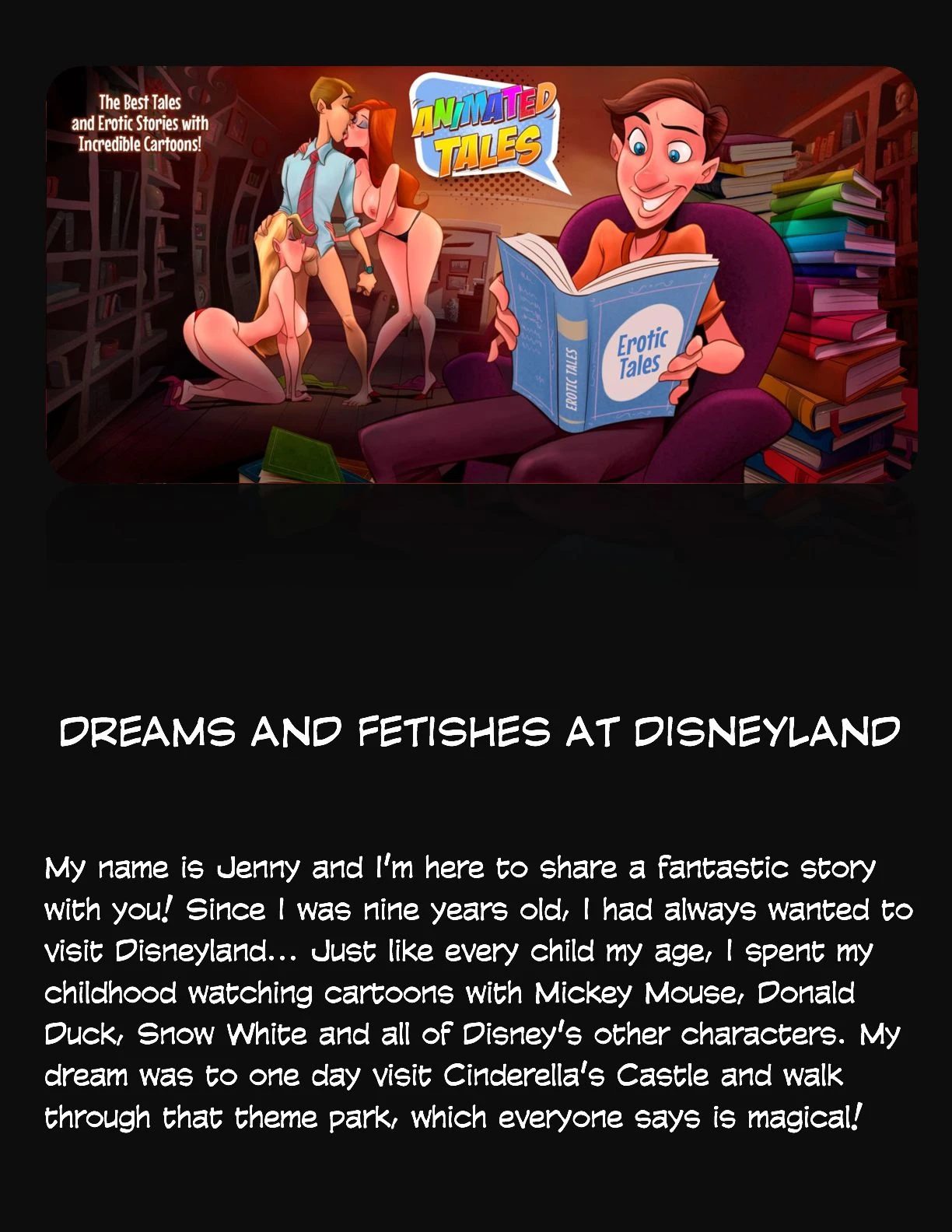 Animated Tales [WC | TF] - DREAMS AND FETISHES AT DISNEYLAND - Page 1
