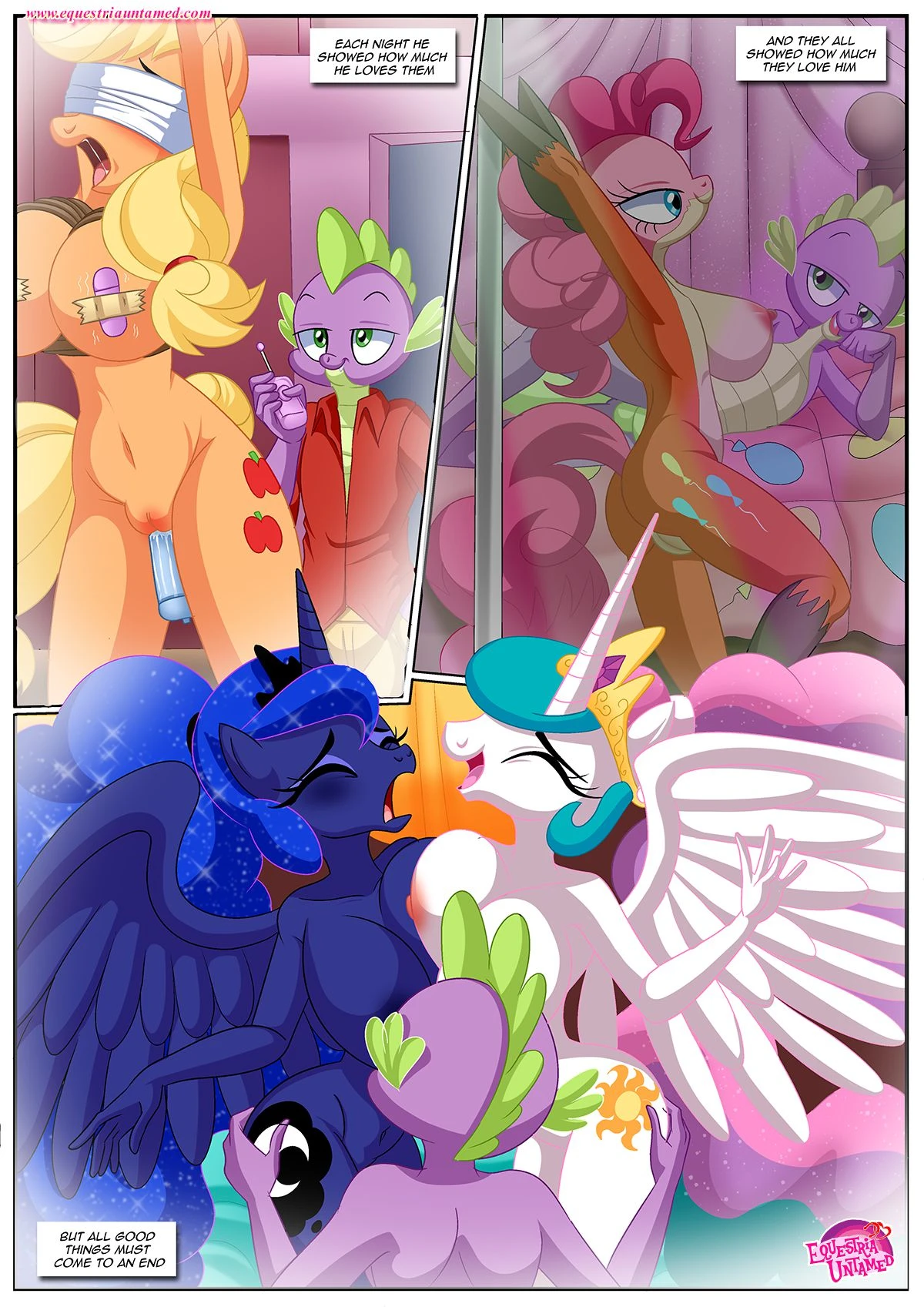 Spike’s Harem (My Little Pony – Friendship Is Magic) [PalComix] - 9 . Spike's Ultimate Fantasies or The Dragon King's Harem - Chapter 9 (My Little Pony - Friendship Is Magic) [PalComix] - Page 4