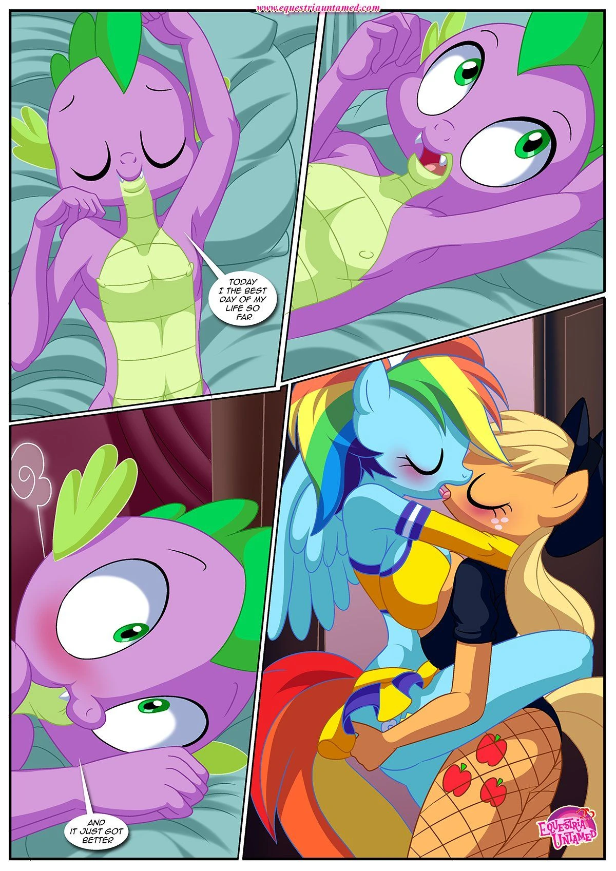 Spike’s Harem (My Little Pony – Friendship Is Magic) [PalComix] - 9 . Spike's Ultimate Fantasies or The Dragon King's Harem - Chapter 9 (My Little Pony - Friendship Is Magic) [PalComix] - Page 42