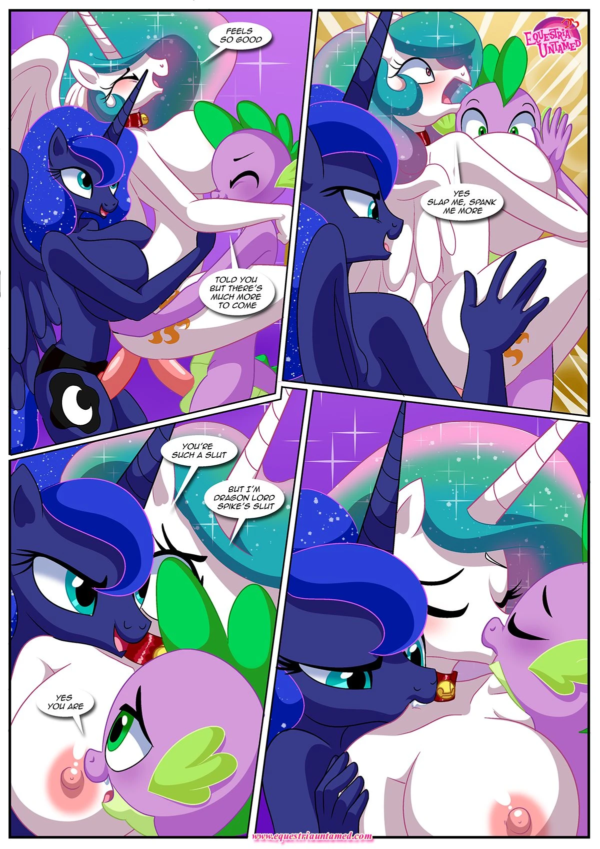 Spike’s Harem (My Little Pony – Friendship Is Magic) [PalComix] - 9 . Spike's Ultimate Fantasies or The Dragon King's Harem - Chapter 9 (My Little Pony - Friendship Is Magic) [PalComix] - Page 76