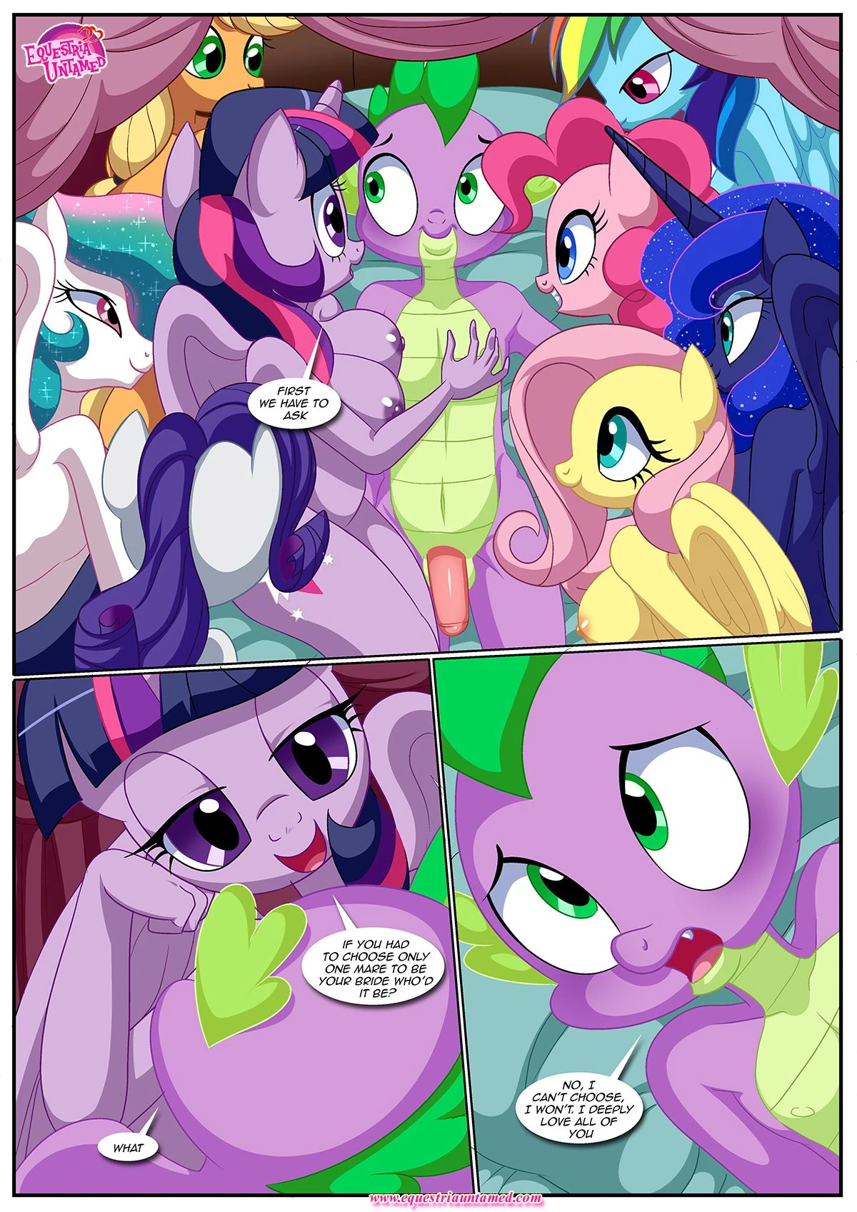 Spike’s Harem (My Little Pony – Friendship Is Magic) [PalComix] - 9 . Spike's Ultimate Fantasies or The Dragon King's Harem - Chapter 9 (My Little Pony - Friendship Is Magic) [PalComix] - Page 88