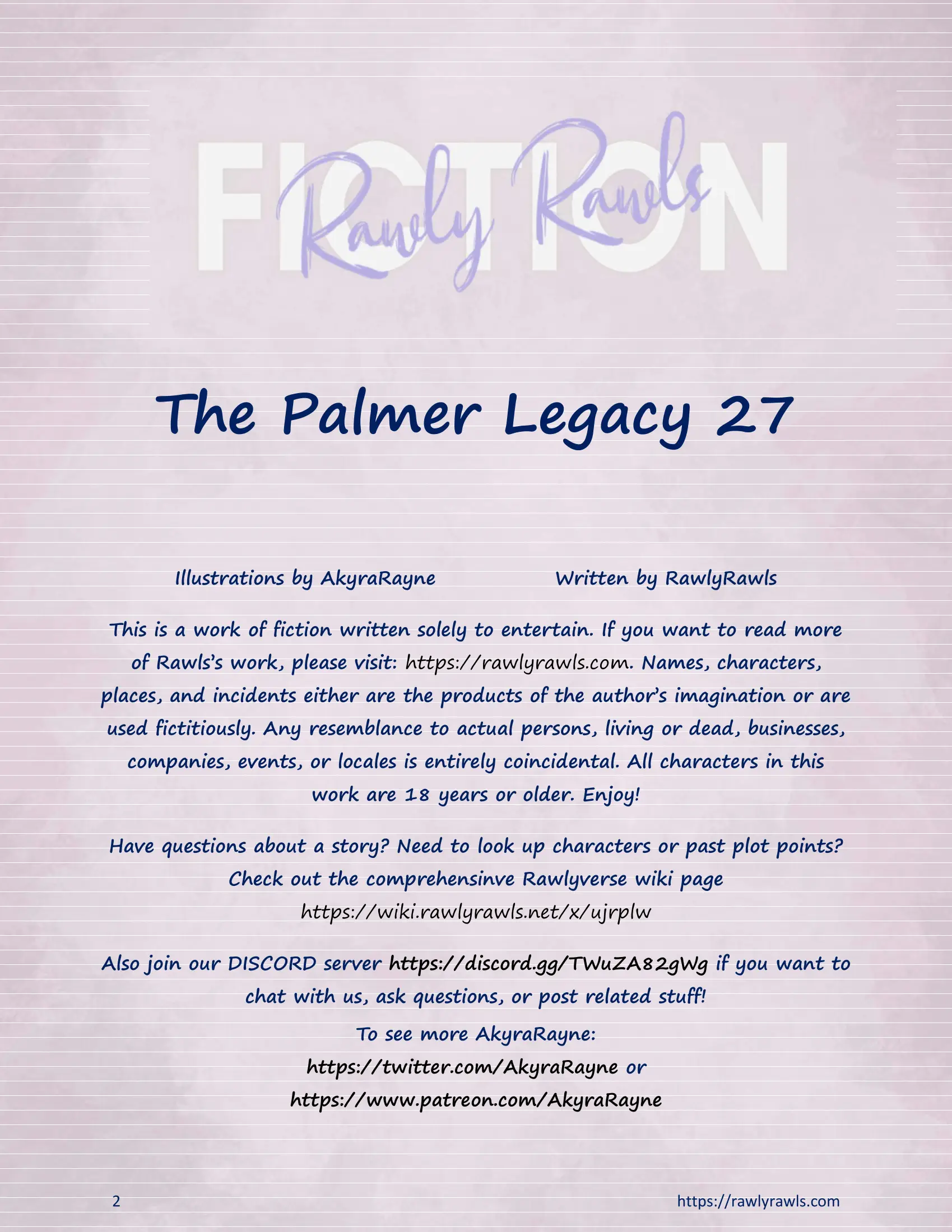 The Palmer Legacy [AkyraRayne] - 27 . The Palmer Legacy - Chapter 27 [AkyraRayne] - Page 2