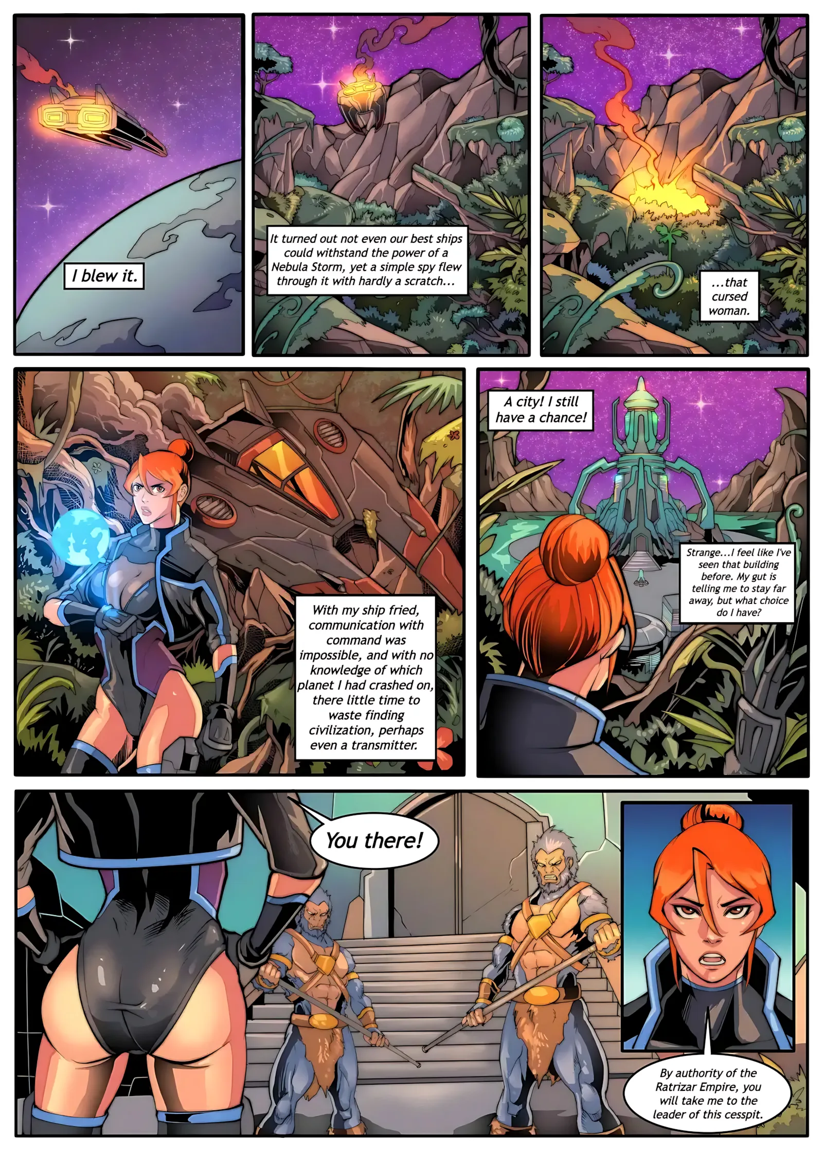 Galaxy of Scum [Sky fantasy studio] - 3. Galaxy of Scum - The Officer - Page 8
