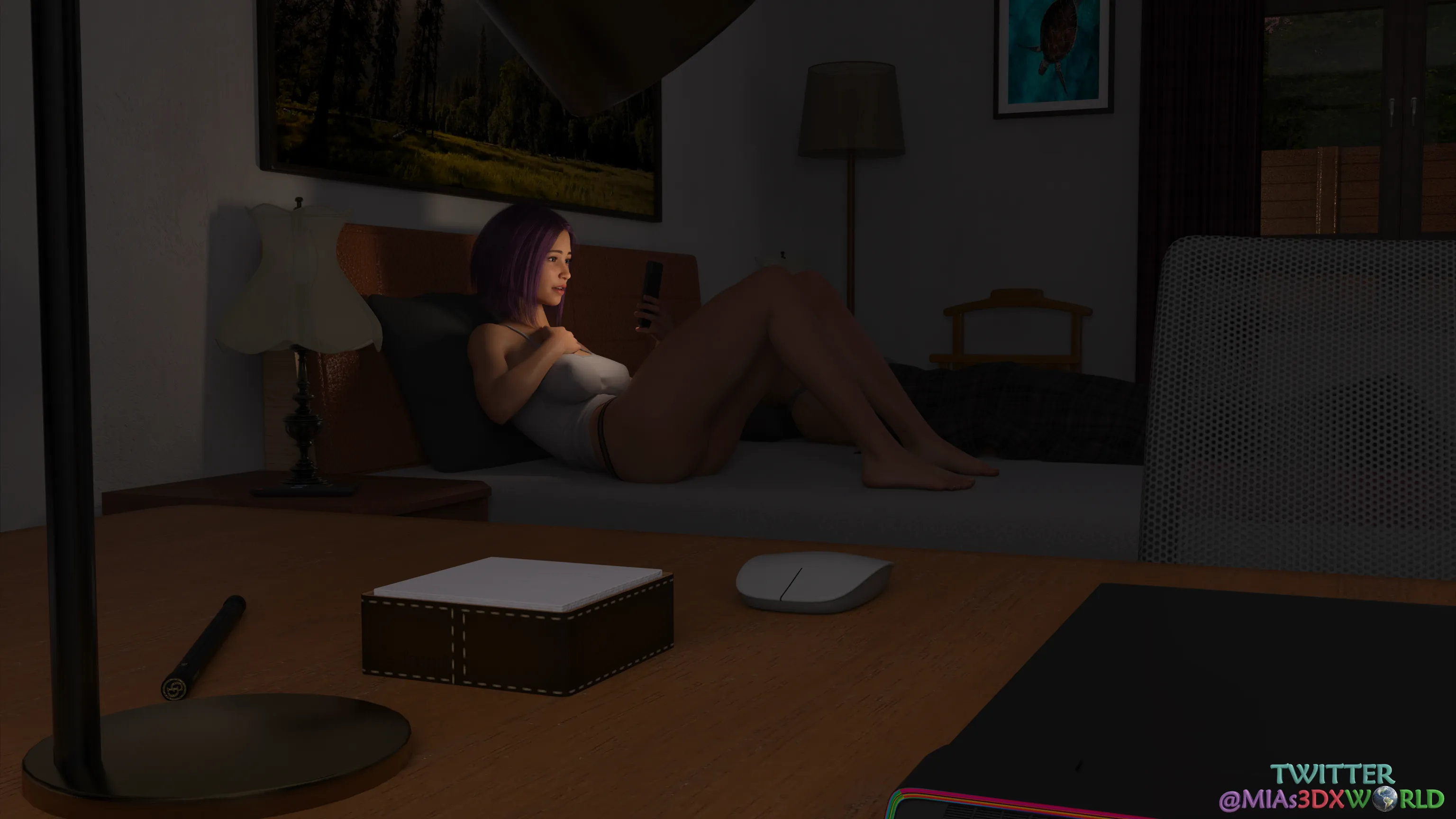 Temptation [MIAs3DXWorld] - 4.2 . Temptation - Chapter 4 - Part 2 - Page 104