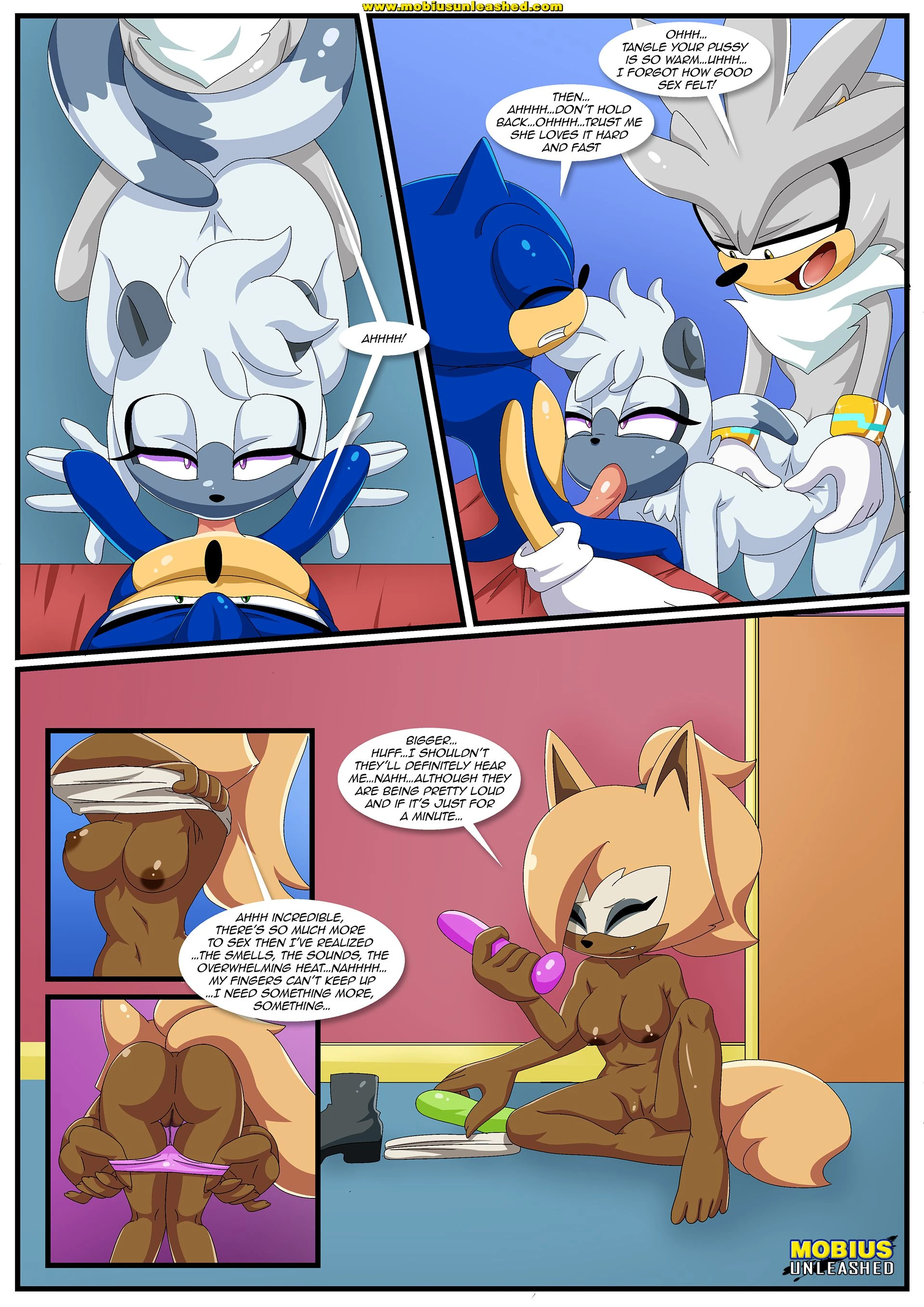Whispered Moans (Sonic the Hedgehog) [Palcomix] - 1 . Whispered Moans - (Sonic the Hedgehog) [Palcomix] - Page 6