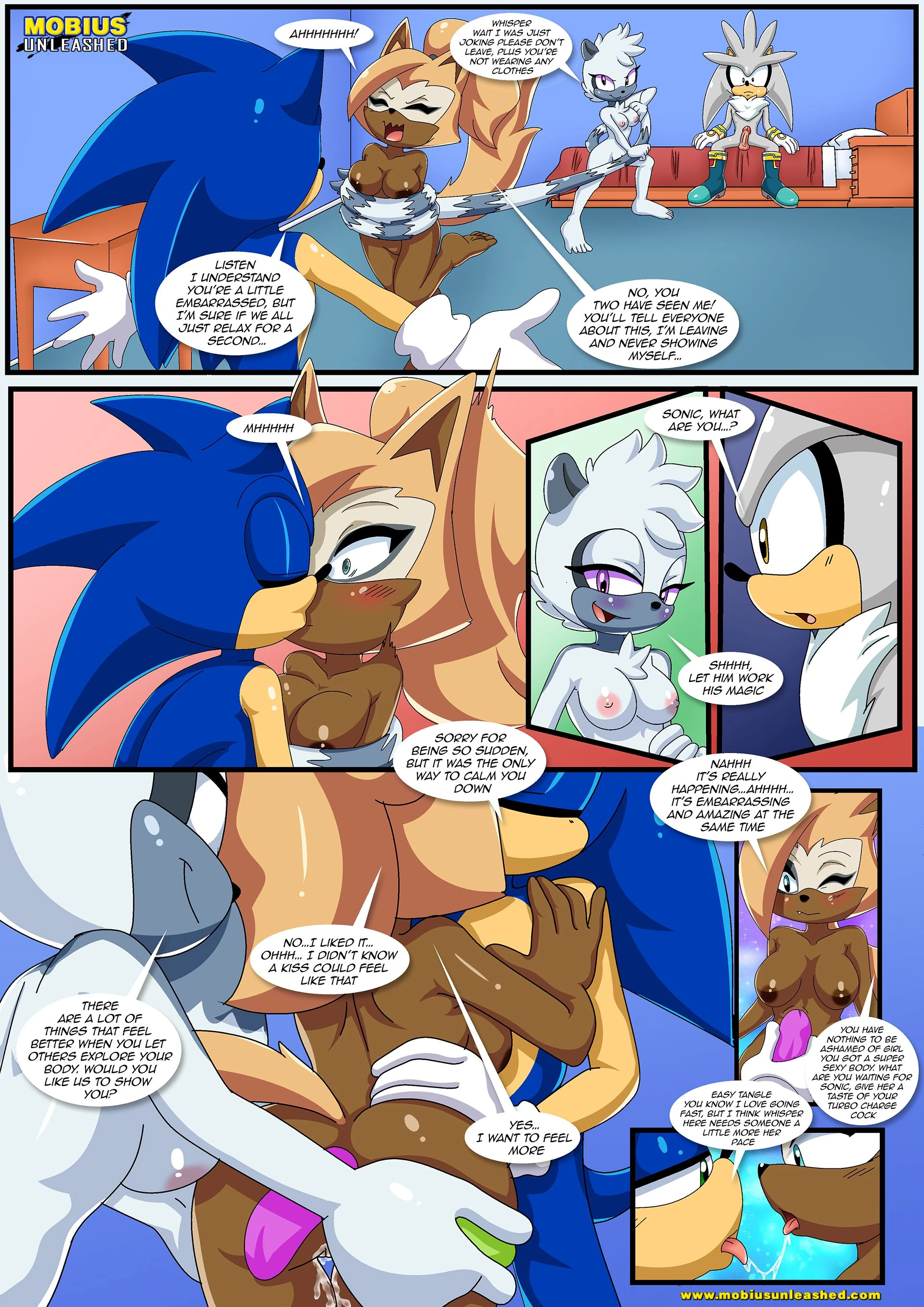 Whispered Moans (Sonic the Hedgehog) [Palcomix] - 1 . Whispered Moans - (Sonic the Hedgehog) [Palcomix] - Page 10