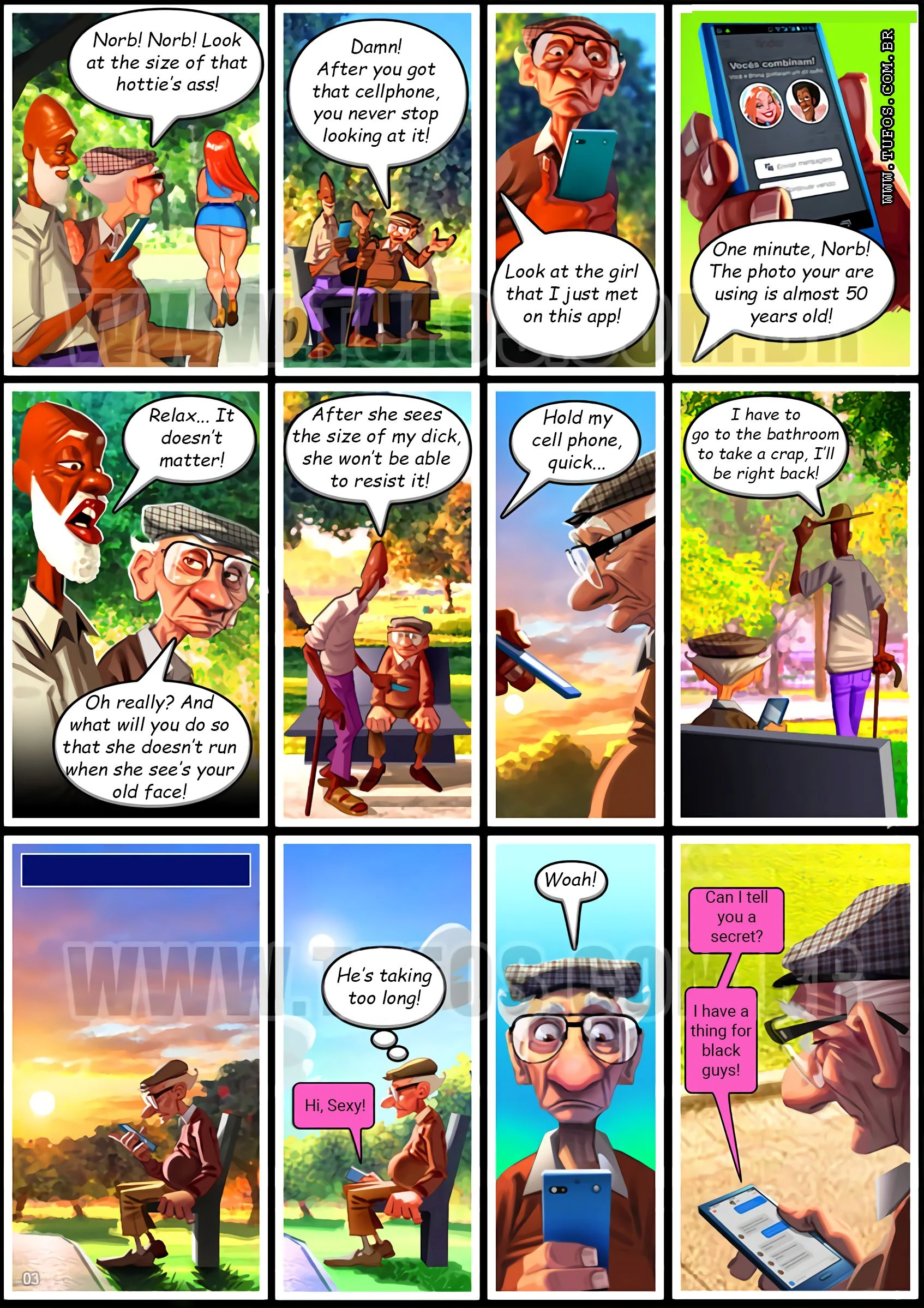 Old Geezers Of The Park [WC | TF] - 5 . Old Geezers Of The Park - Chapter 5 [WC - TF] - Page 3