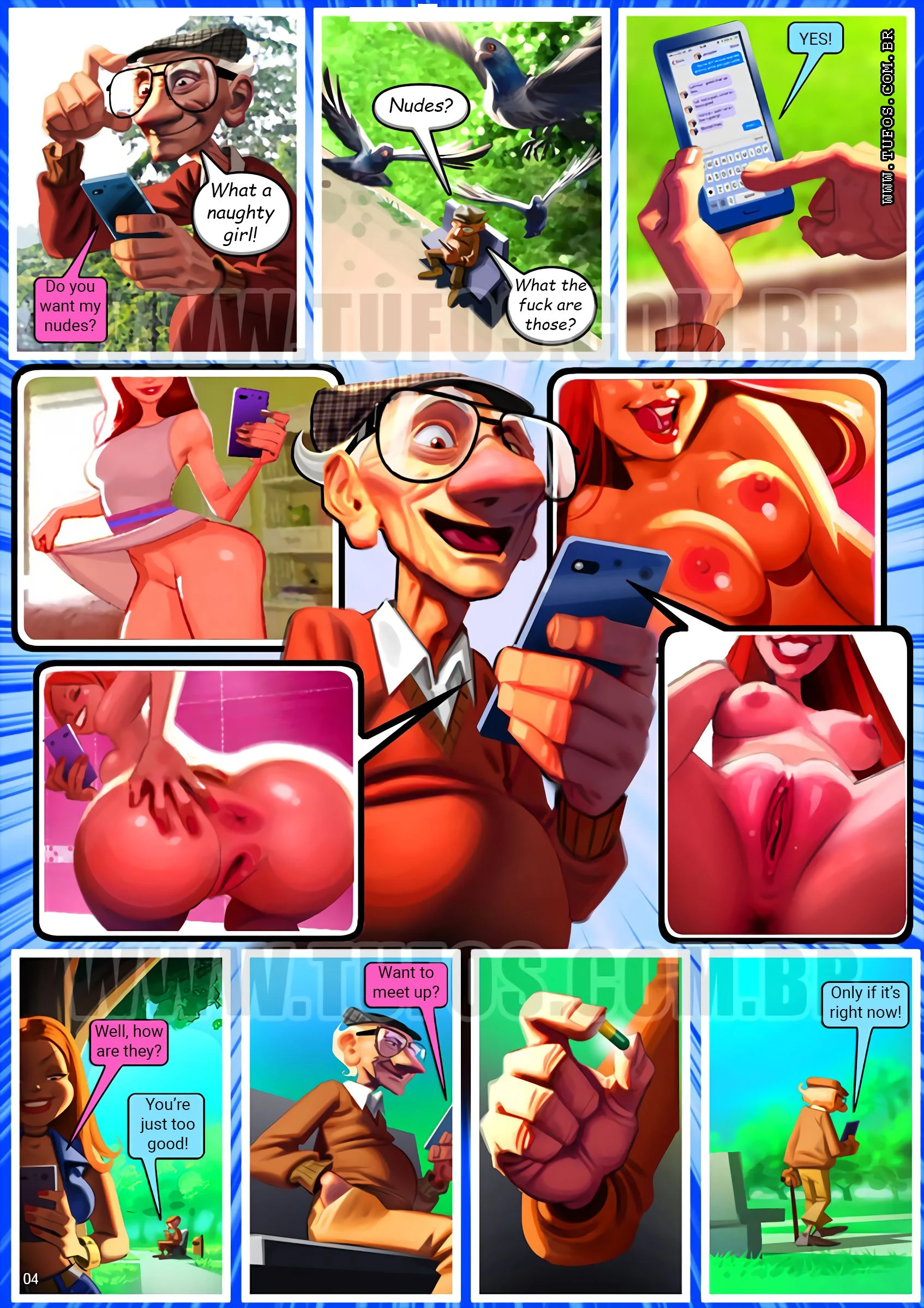 Old Geezers Of The Park [WC | TF] - 5 . Old Geezers Of The Park - Chapter 5 [WC - TF] - Page 4