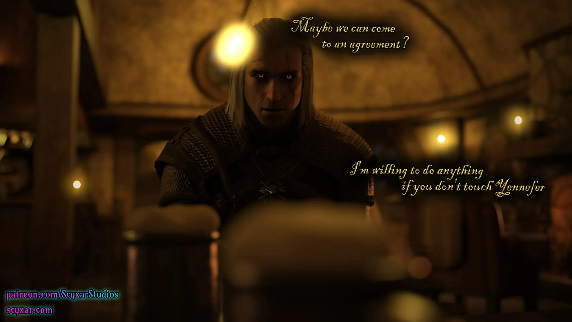 Geralt’s Transformation into Yennefer [Scyxar Studios] - 1 . Geralt’s Transformation into Yennefer - Chapter 1 - Page 5