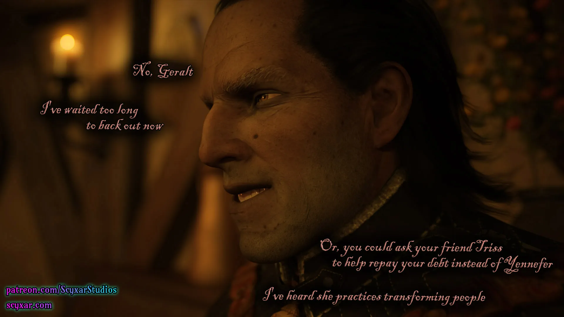 Geralt’s Transformation into Yennefer [Scyxar Studios] - 1 . Geralt’s Transformation into Yennefer - Chapter 1 - Page 6