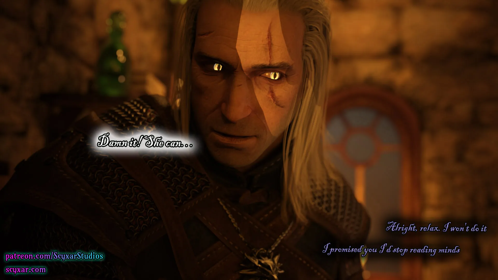 Geralt’s Transformation into Yennefer [Scyxar Studios] - 1 . Geralt’s Transformation into Yennefer - Chapter 1 - Page 12