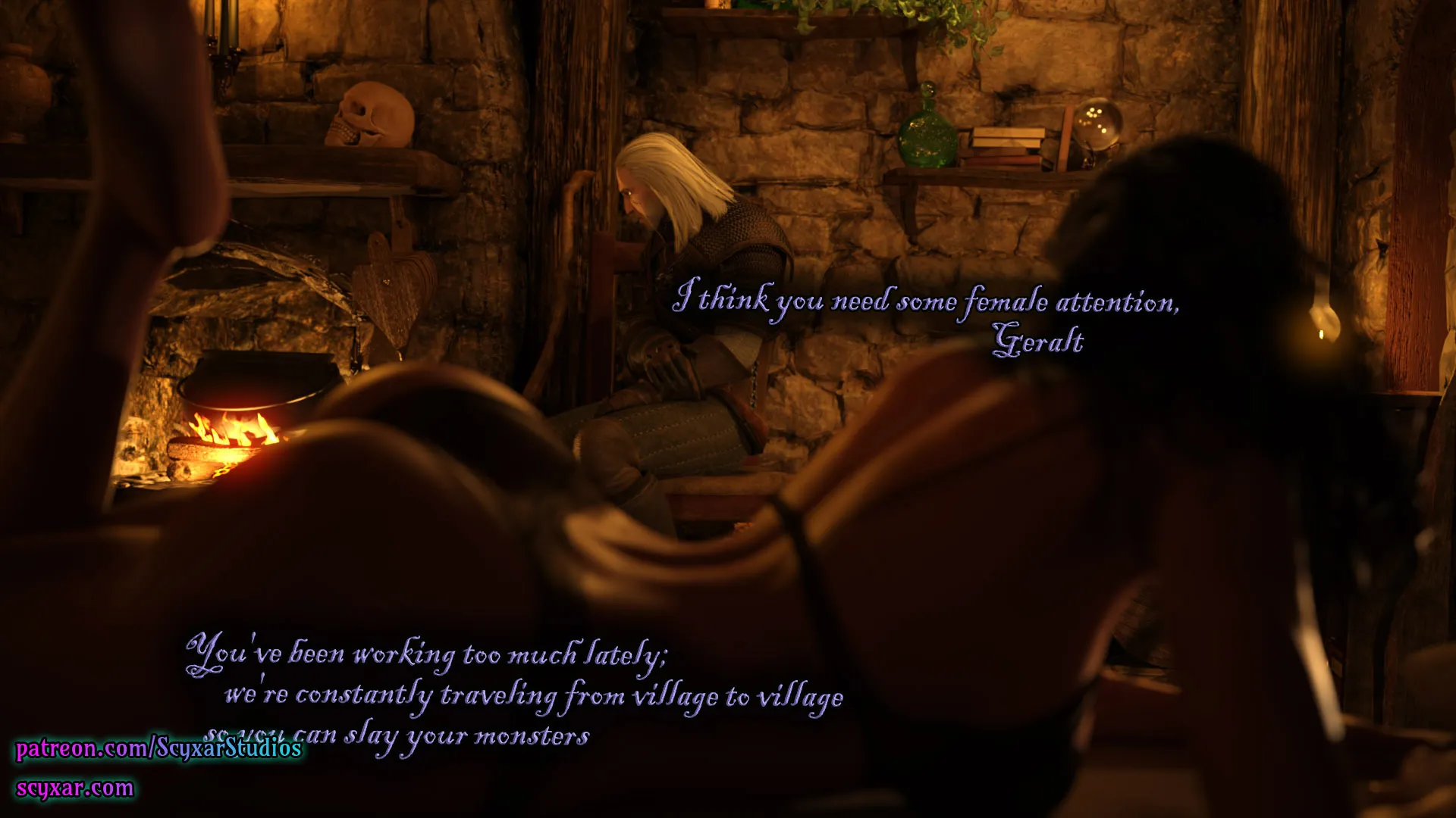 Geralt’s Transformation into Yennefer [Scyxar Studios] - 1 . Geralt’s Transformation into Yennefer - Chapter 1 - Page 13