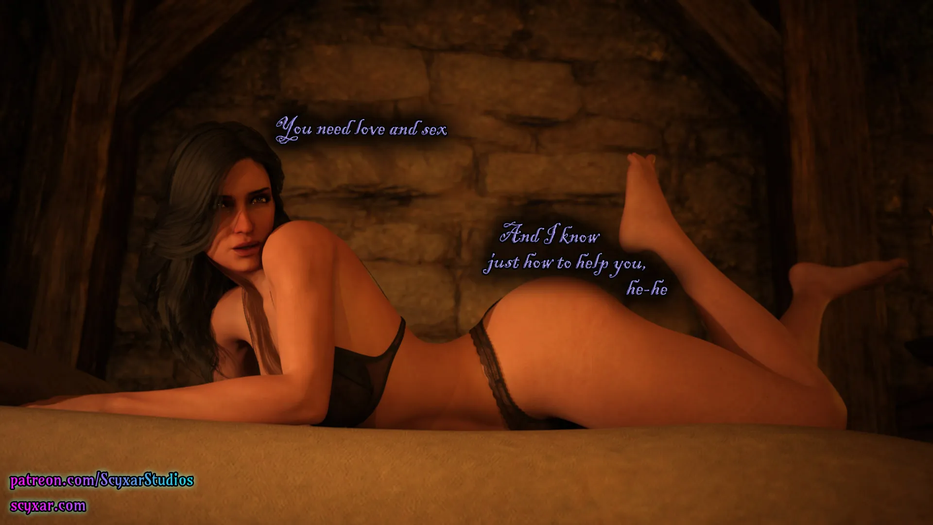 Geralt’s Transformation into Yennefer [Scyxar Studios] - 1 . Geralt’s Transformation into Yennefer - Chapter 1 - Page 14