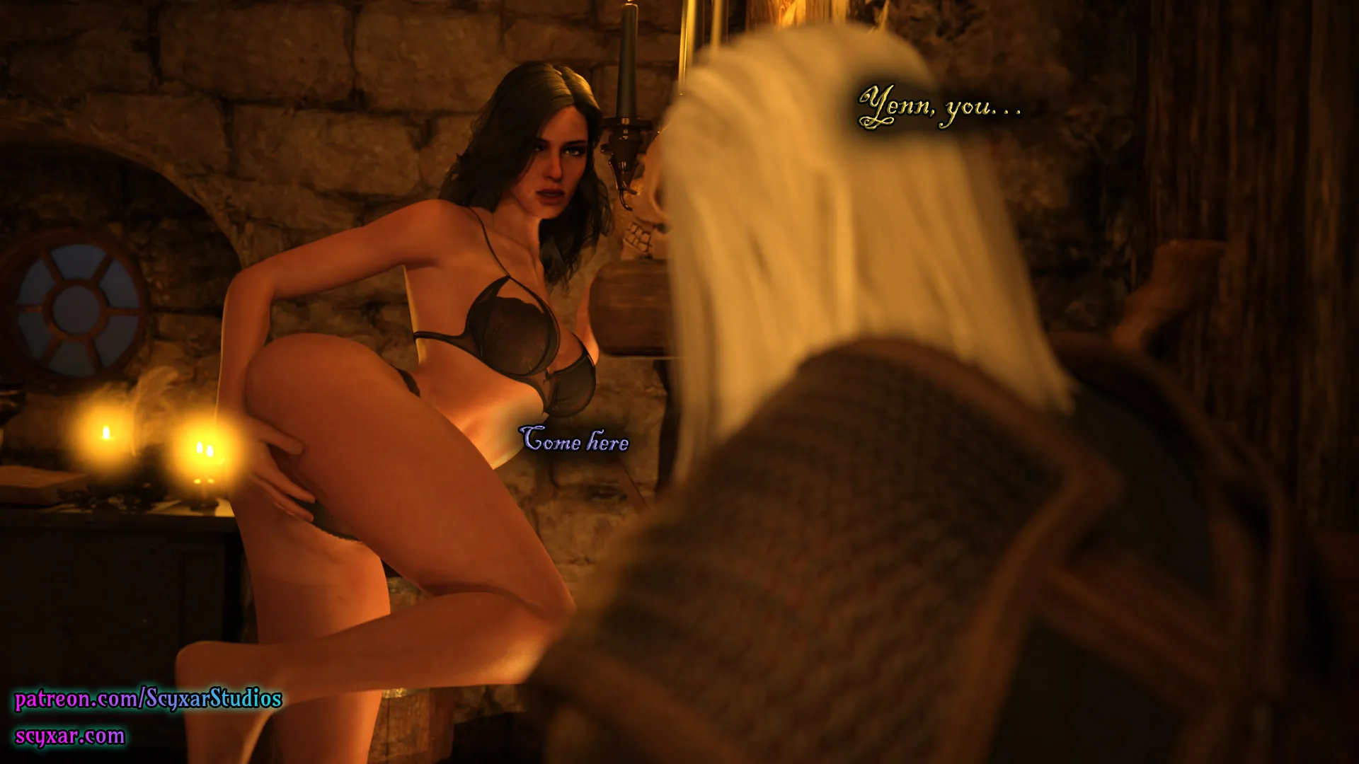 Geralt’s Transformation into Yennefer [Scyxar Studios] - 1 . Geralt’s Transformation into Yennefer - Chapter 1 - Page 15