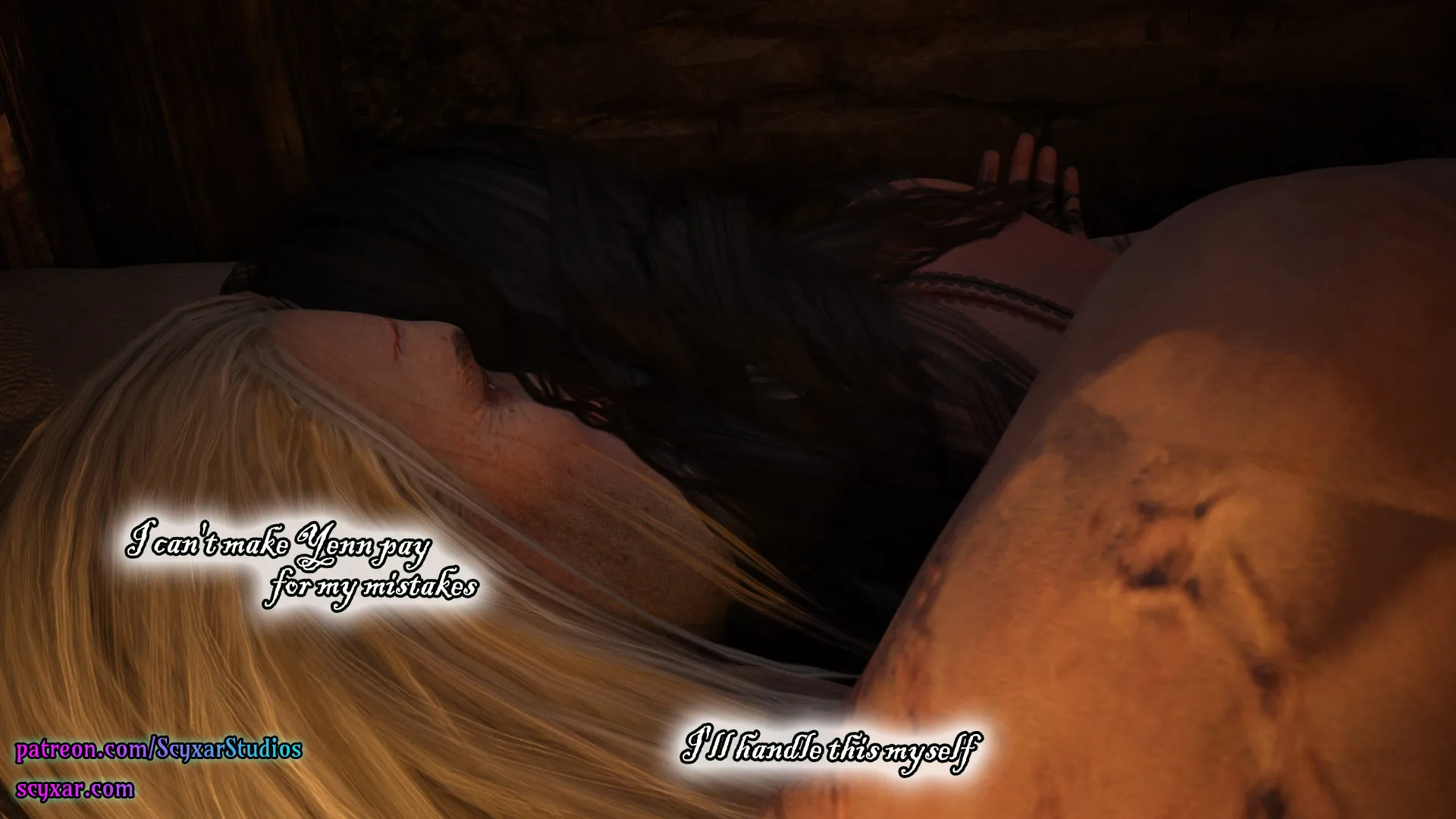 Geralt’s Transformation into Yennefer [Scyxar Studios] - 1 . Geralt’s Transformation into Yennefer - Chapter 1 - Page 31
