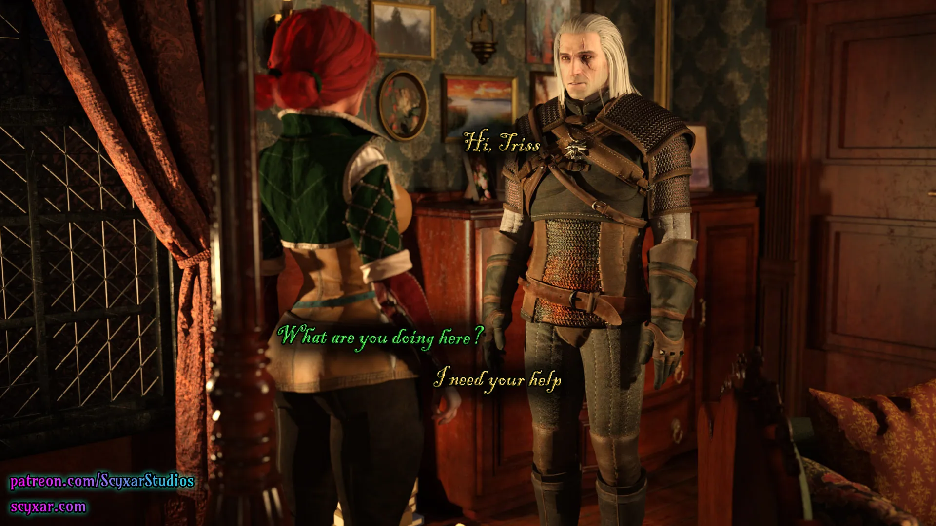 Geralt’s Transformation into Yennefer [Scyxar Studios] - 1 . Geralt’s Transformation into Yennefer - Chapter 1 - Page 34