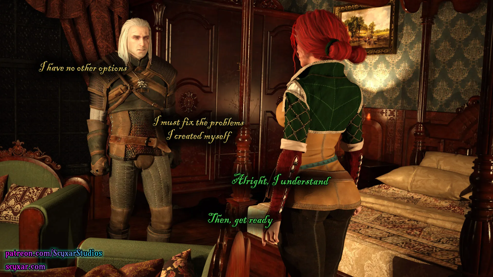 Geralt’s Transformation into Yennefer [Scyxar Studios] - 1 . Geralt’s Transformation into Yennefer - Chapter 1 - Page 40