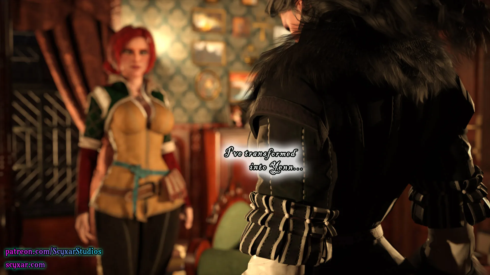 Geralt’s Transformation into Yennefer [Scyxar Studios] - 1 . Geralt’s Transformation into Yennefer - Chapter 1 - Page 50