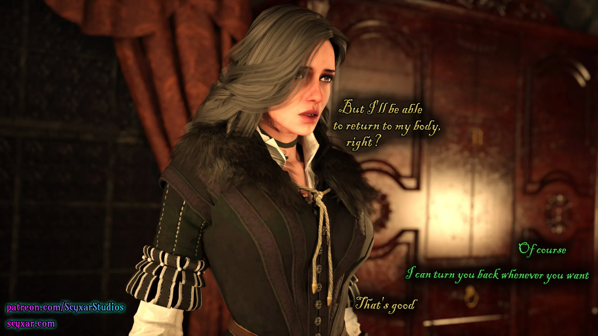 Geralt’s Transformation into Yennefer [Scyxar Studios] - 1 . Geralt’s Transformation into Yennefer - Chapter 1 - Page 52