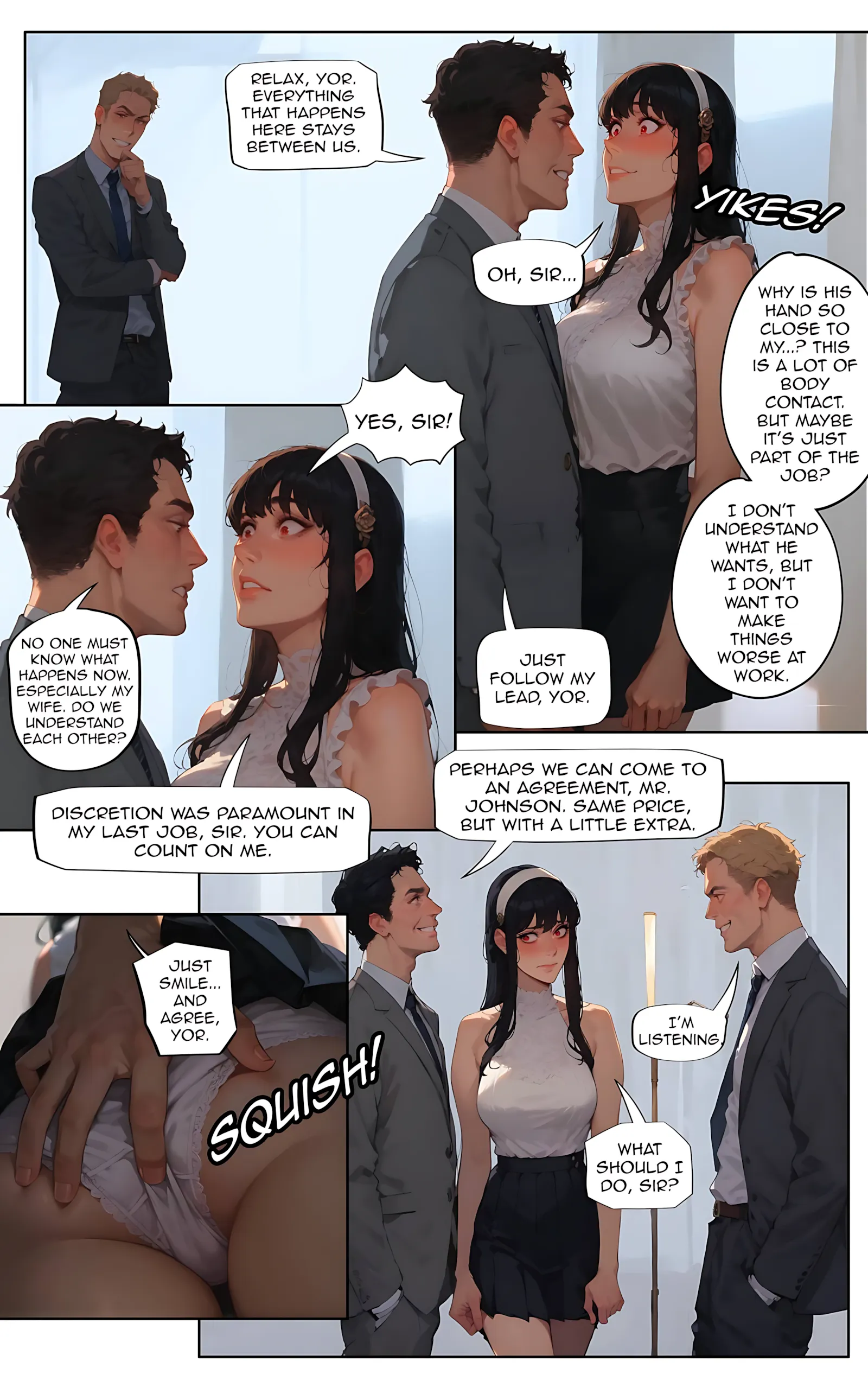 Playful Sloth- AI Comics - 1. The Private Assistant - Yor needs to get this Job done - Page 5