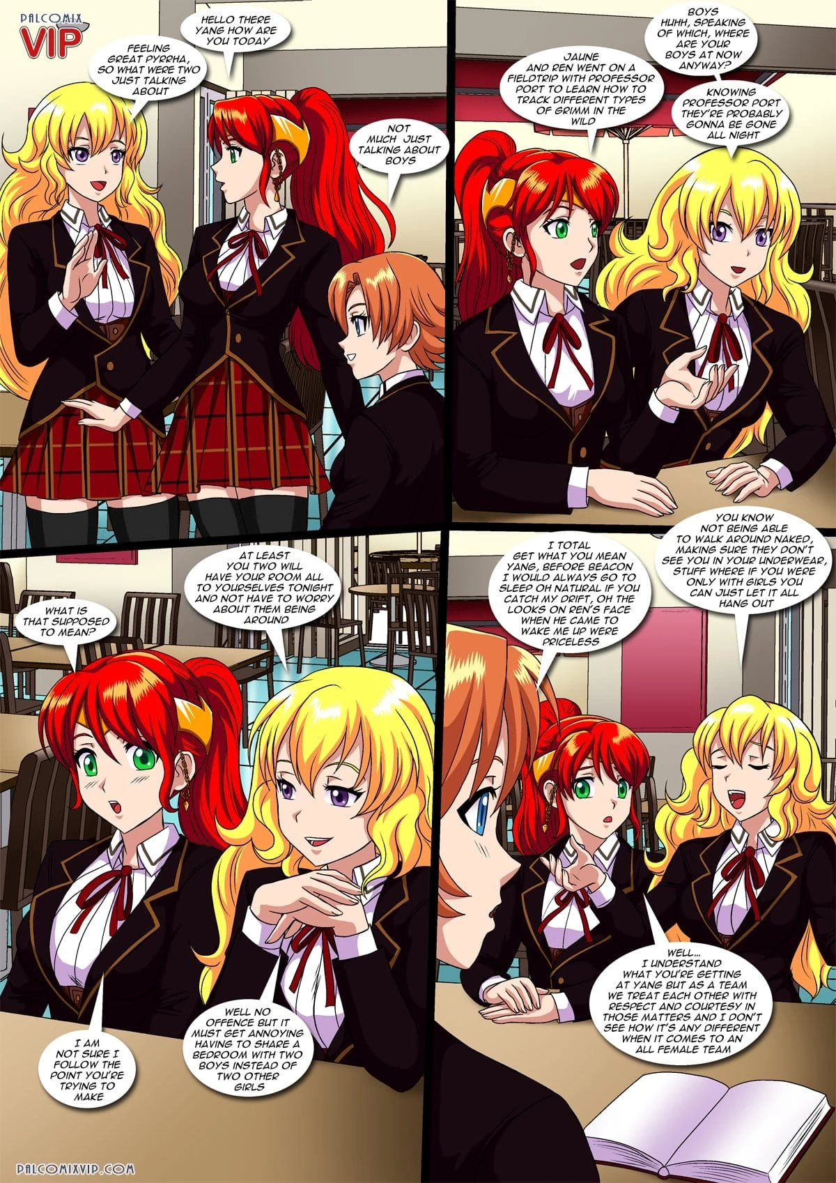 Girls Only Slumber Party (RWBY) [Palcomix] - 1 . Girls Only Slumber Party - (RWBY) [Palcomix] - Page 3
