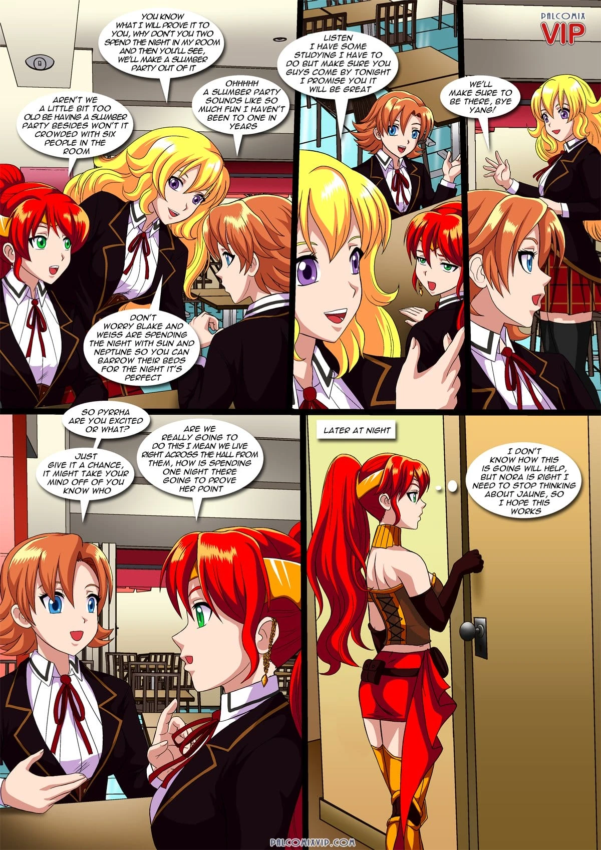 Girls Only Slumber Party (RWBY) [Palcomix] - 1 . Girls Only Slumber Party - (RWBY) [Palcomix] - Page 4