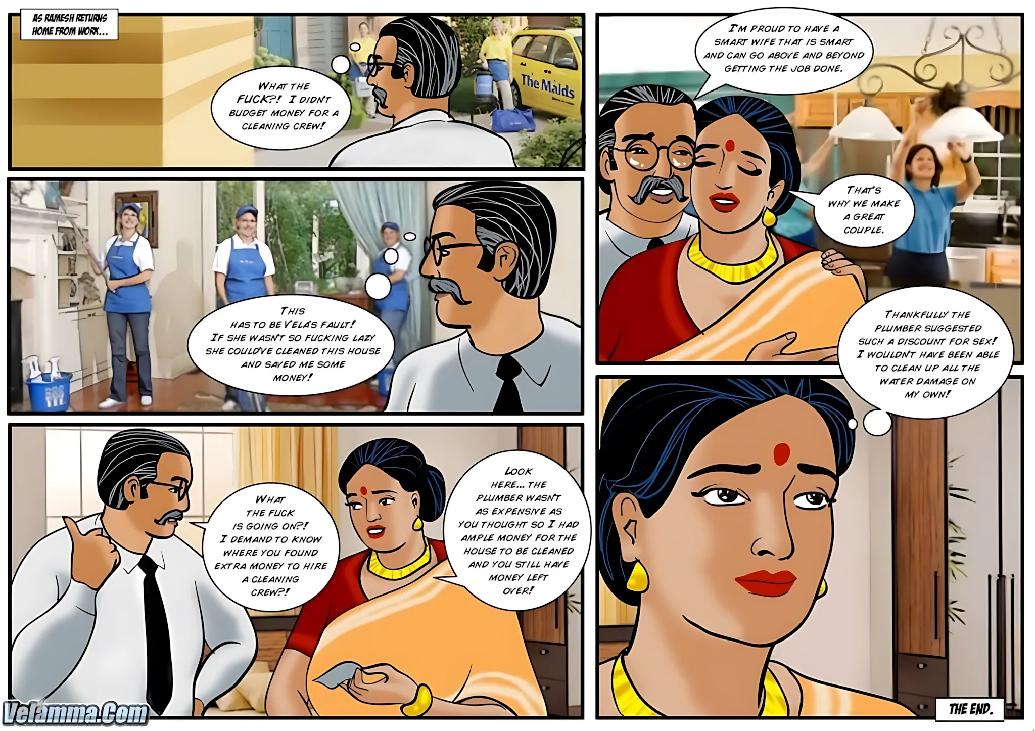 Velamma All Episodes Comics - 31 . Velamma - Episode 31 - Plumbing Problems - Page 31