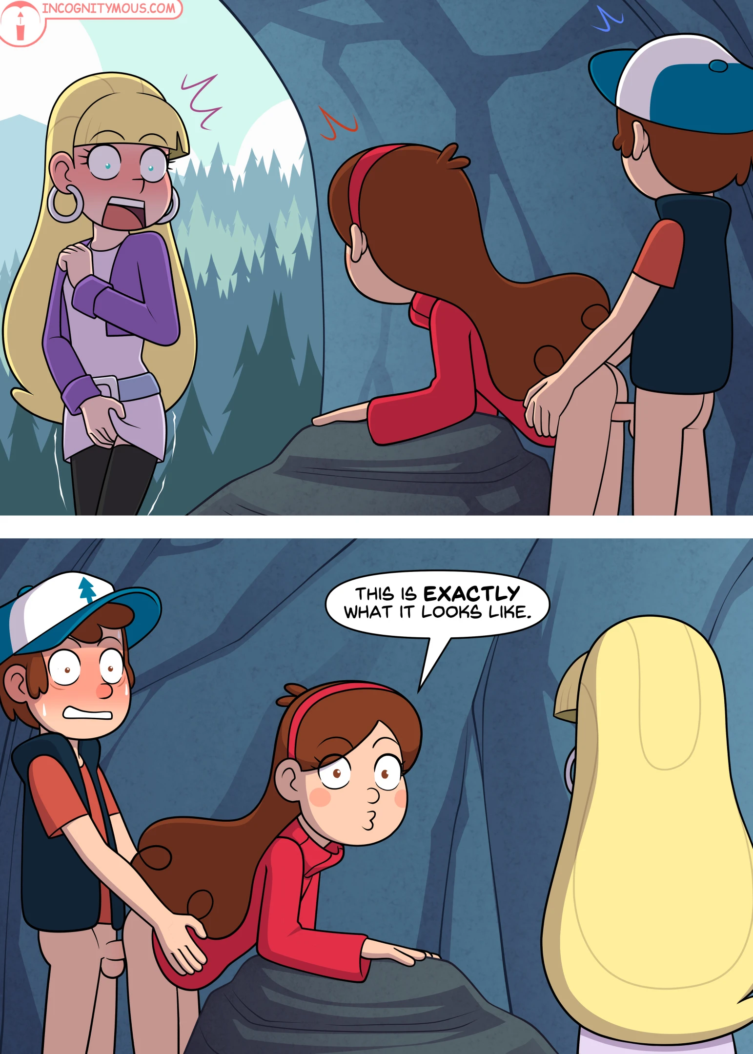 Shorts [Incognitymous] - 6 . Pine (Gravity Falls) - [Incognitymous] - Page 1