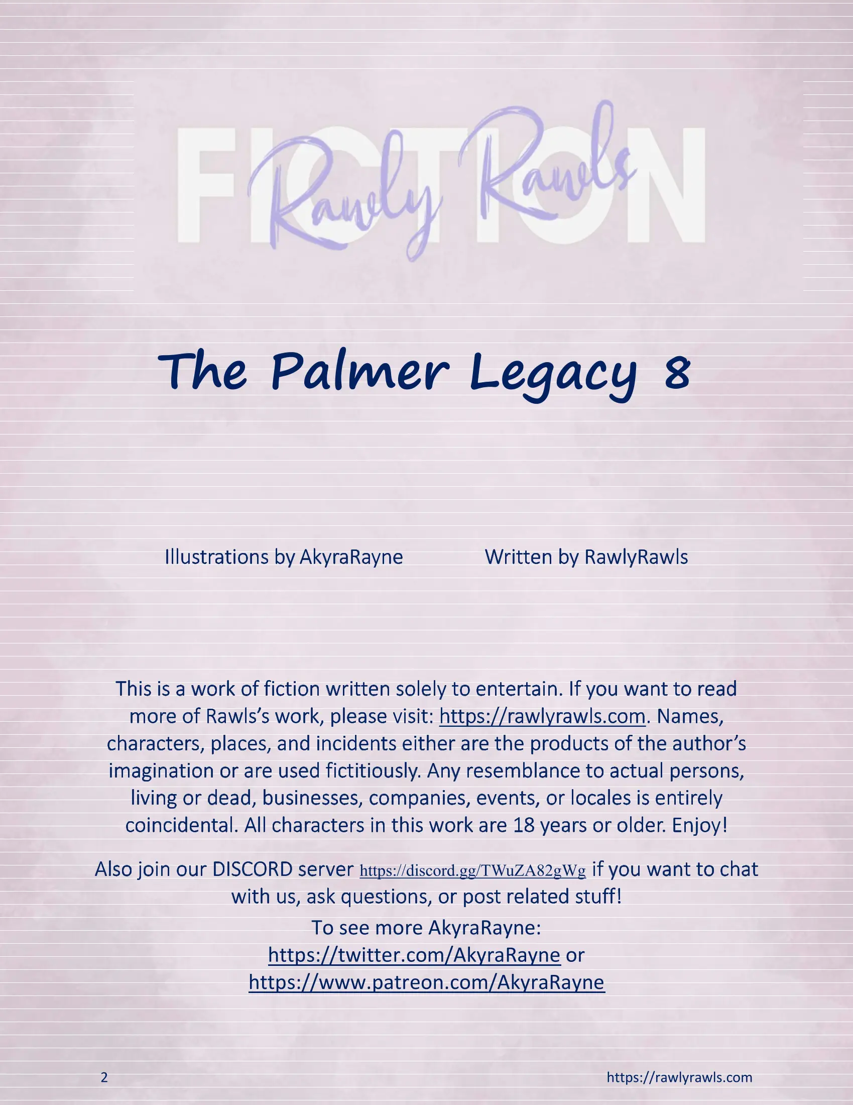 The Palmer Legacy [AkyraRayne] - 8 . The Palmer Legacy - Chapter 8 [AkyraRayne] - Page 2