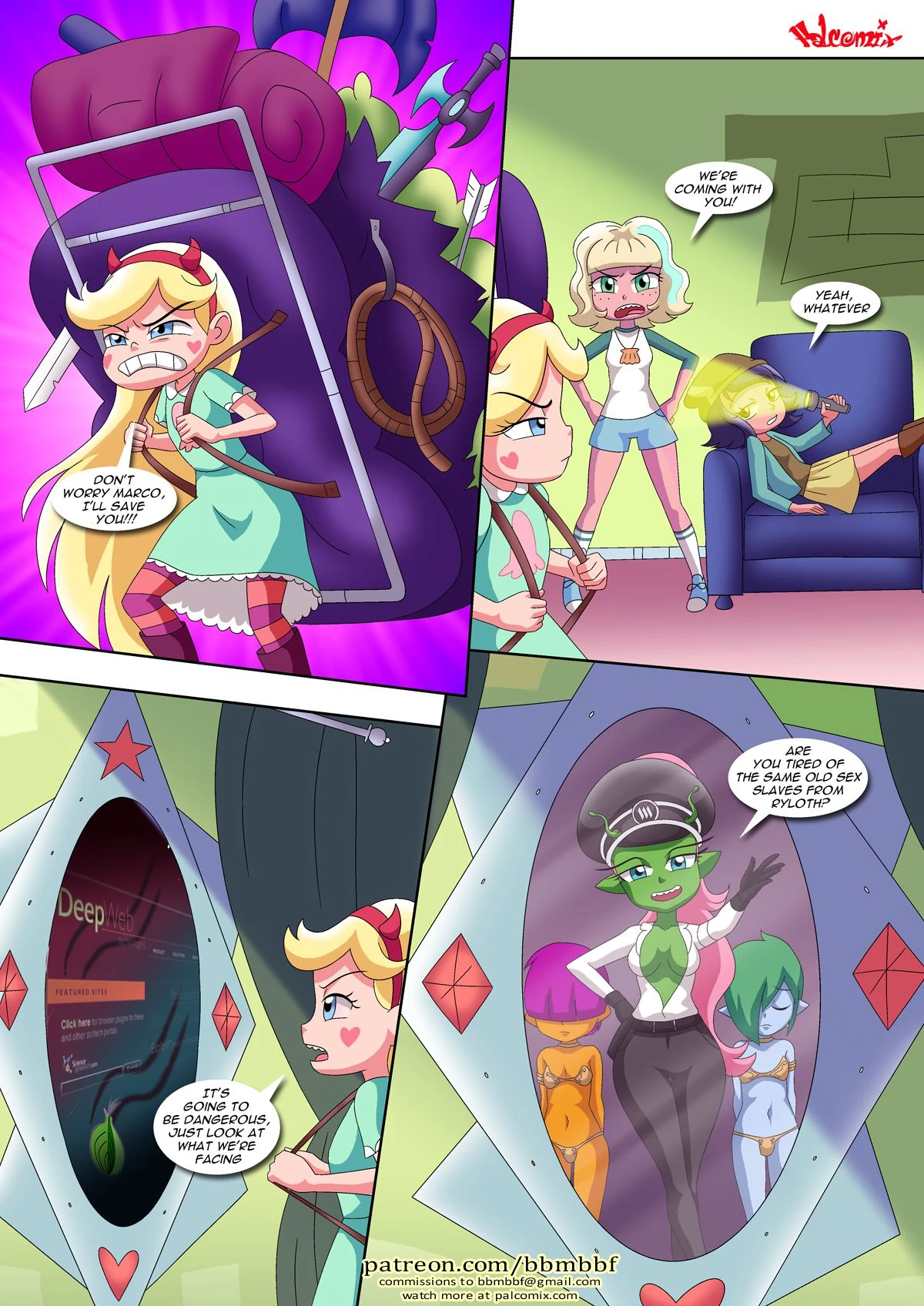 Saving Princess Marco (Star vs. the Forces of Evil, Winx Club) [Palcomix] - 1 . Saving Princess Marco - (Star vs. the Forces of Evil, Winx Club) [Palcomix] - Page 9