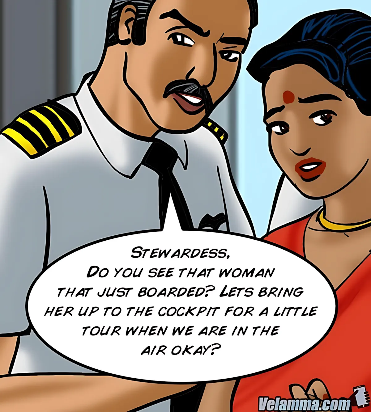 Velamma All Episodes Comics - 56 . Velamma - Episode 56 - Cocks In The Cockpit - Page 58