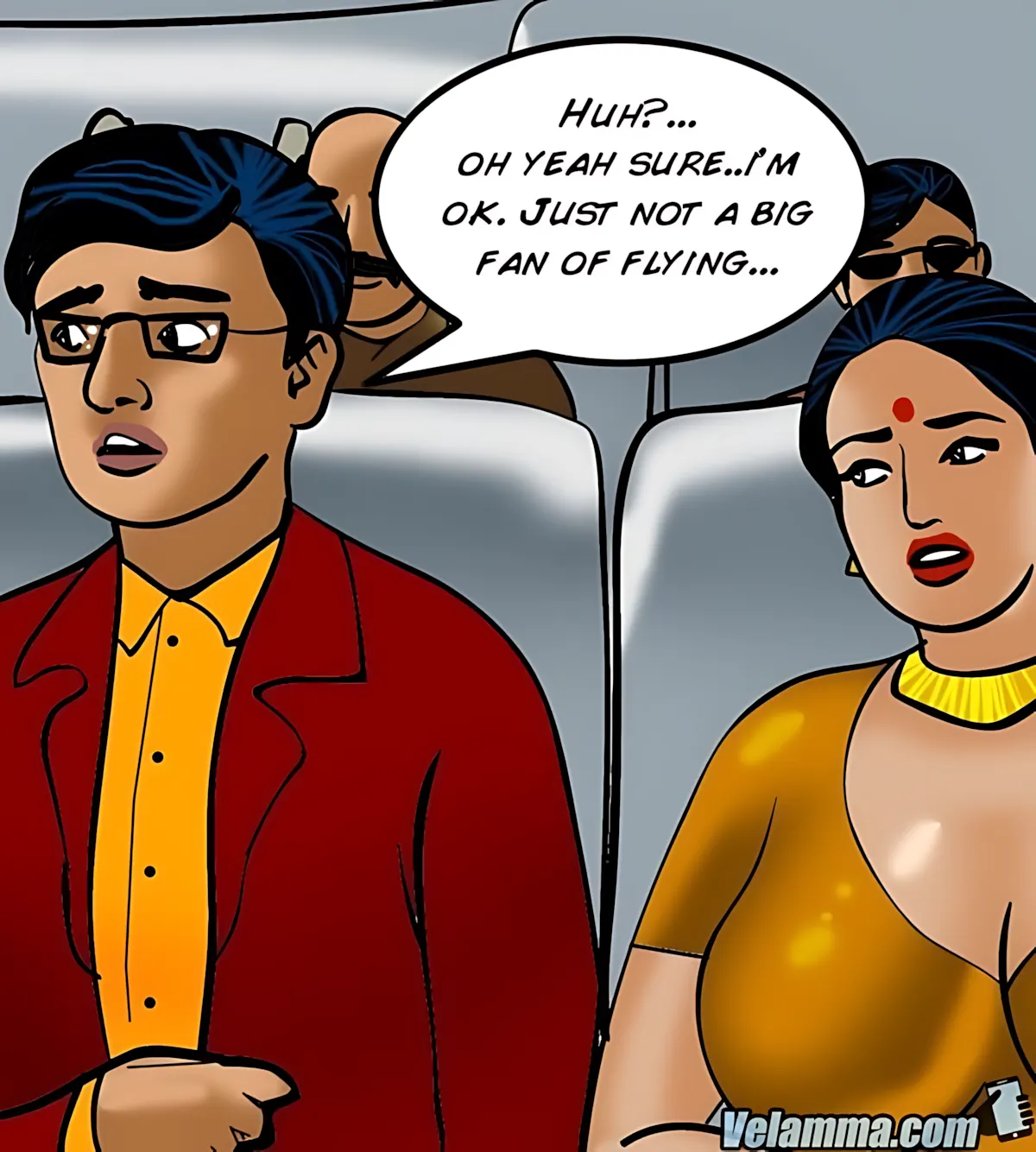 Velamma All Episodes Comics - 56 . Velamma - Episode 56 - Cocks In The Cockpit - Page 62