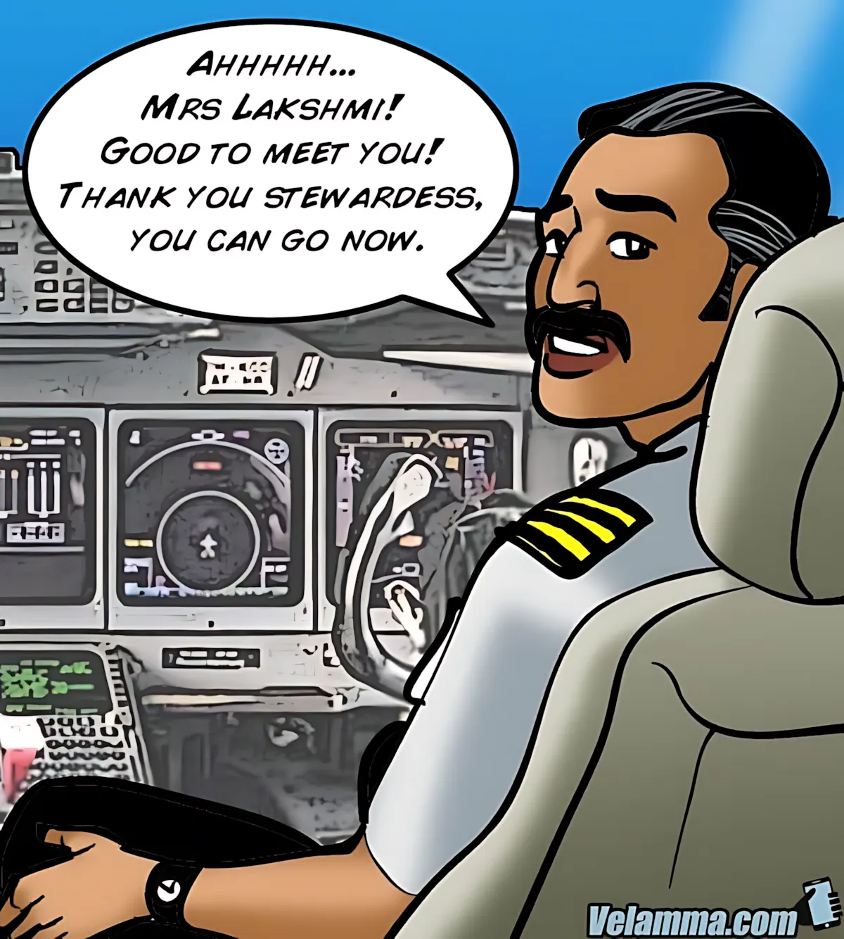 Velamma All Episodes Comics - 56 . Velamma - Episode 56 - Cocks In The Cockpit - Page 79