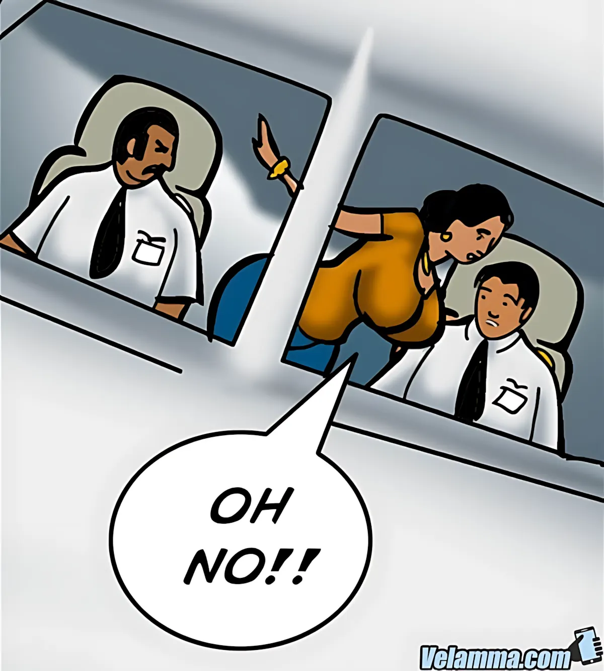 Velamma All Episodes Comics - 56 . Velamma - Episode 56 - Cocks In The Cockpit - Page 93