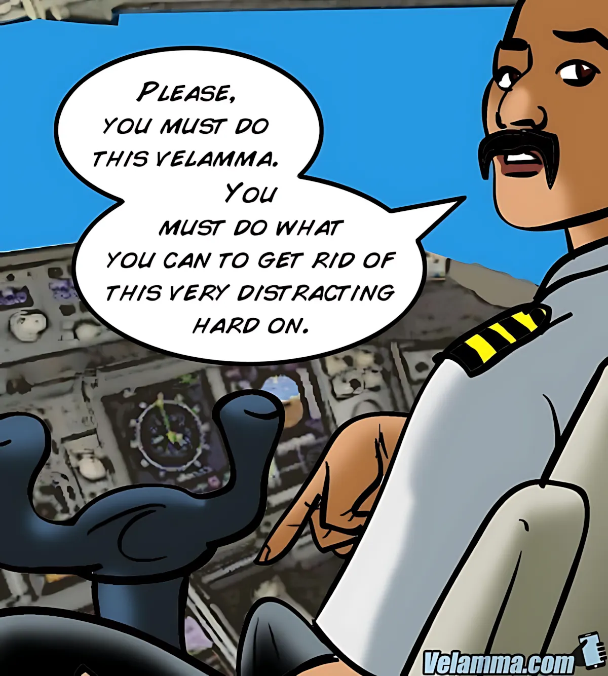 Velamma All Episodes Comics - 56 . Velamma - Episode 56 - Cocks In The Cockpit - Page 112