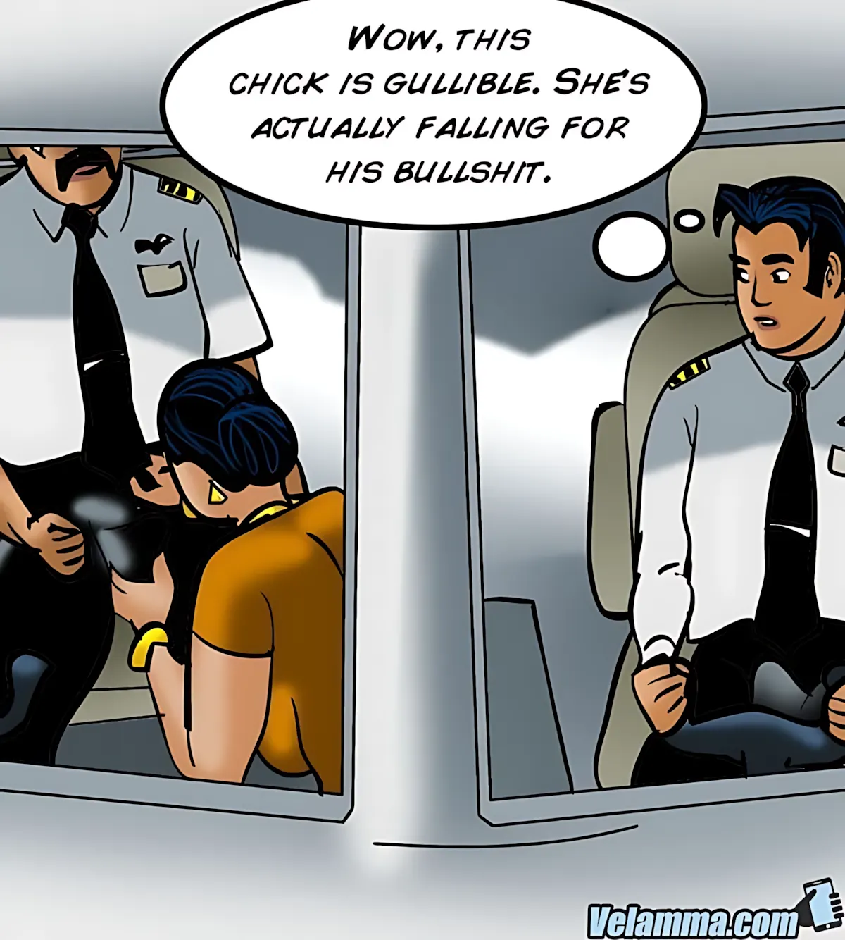 Velamma All Episodes Comics - 56 . Velamma - Episode 56 - Cocks In The Cockpit - Page 114