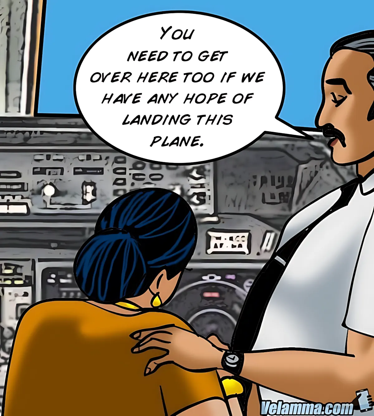Velamma All Episodes Comics - 56 . Velamma - Episode 56 - Cocks In The Cockpit - Page 118