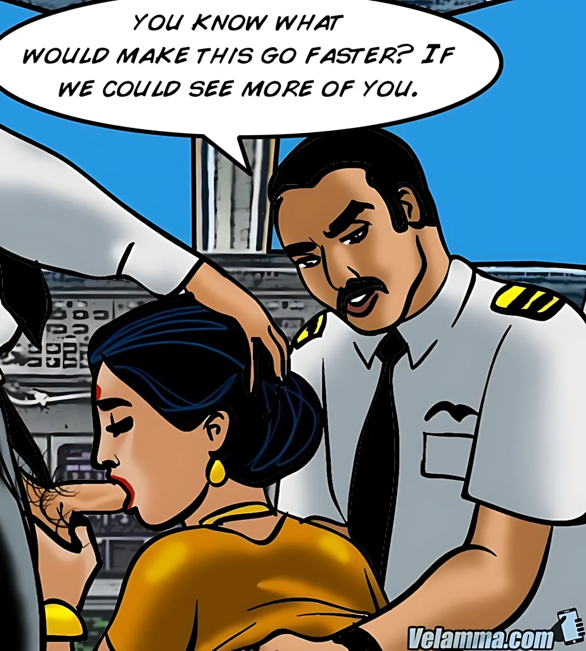 Velamma All Episodes Comics - 56 . Velamma - Episode 56 - Cocks In The Cockpit - Page 130