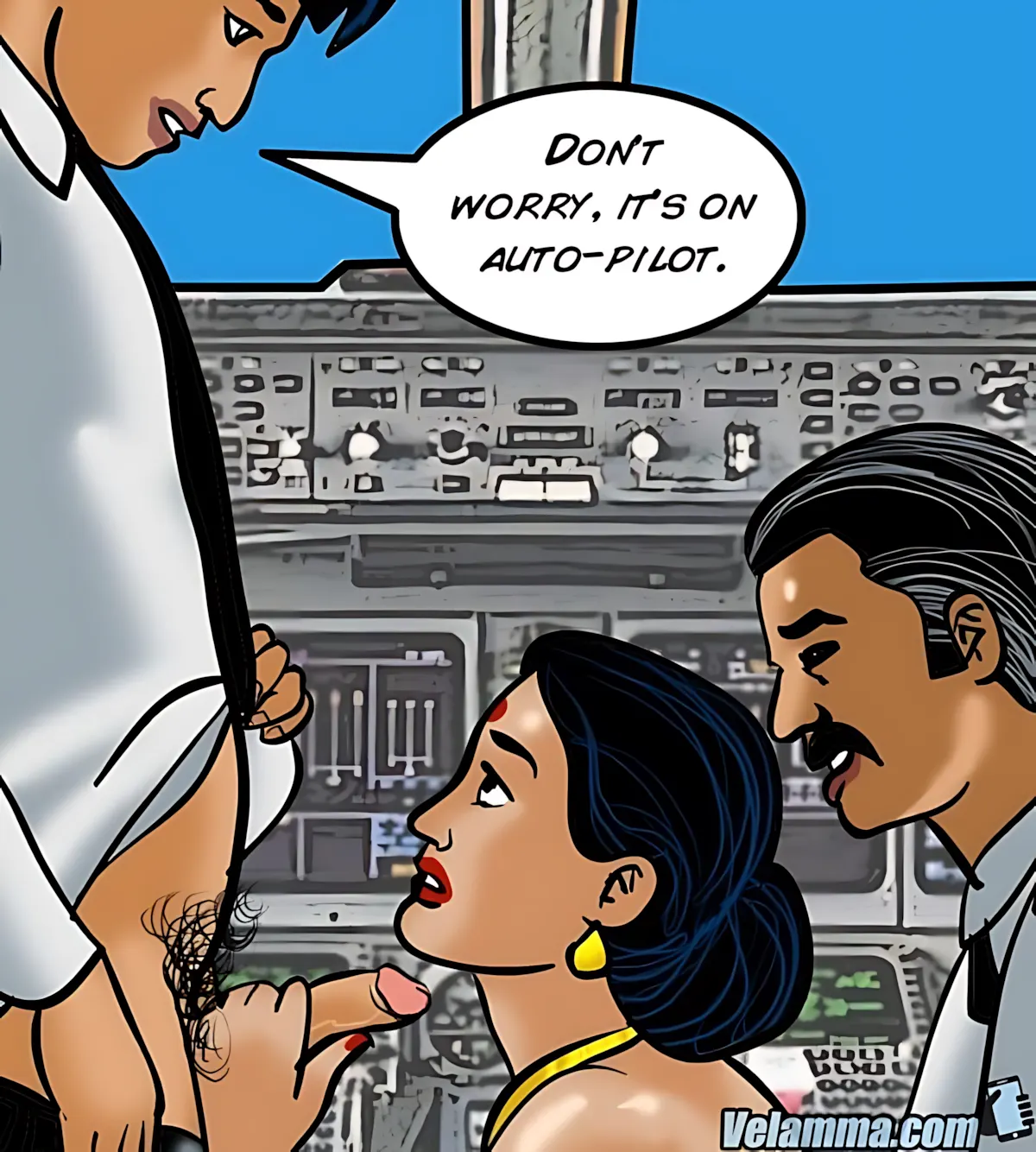 Velamma All Episodes Comics - 56 . Velamma - Episode 56 - Cocks In The Cockpit - Page 135